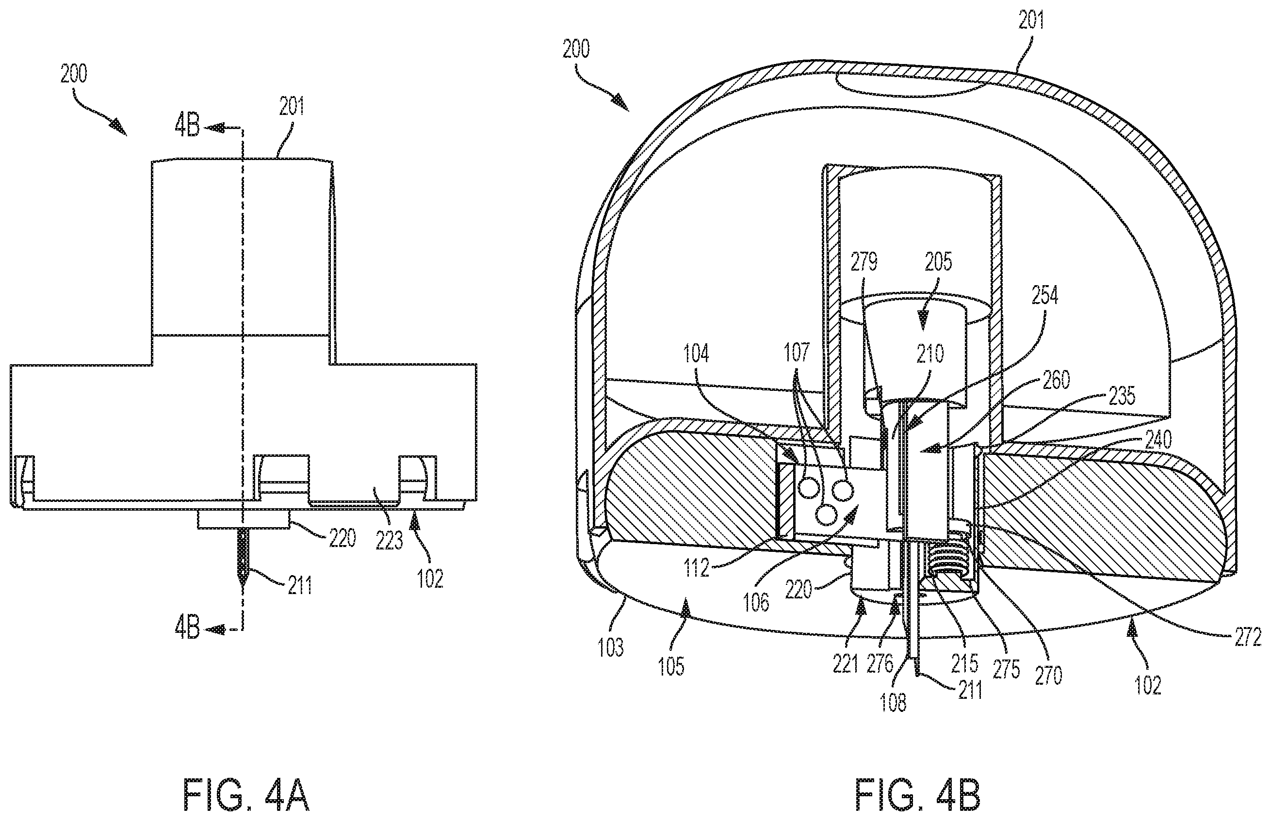 Patent US12599317 Figure 6 – Compact medical device inserters and related systems and methods