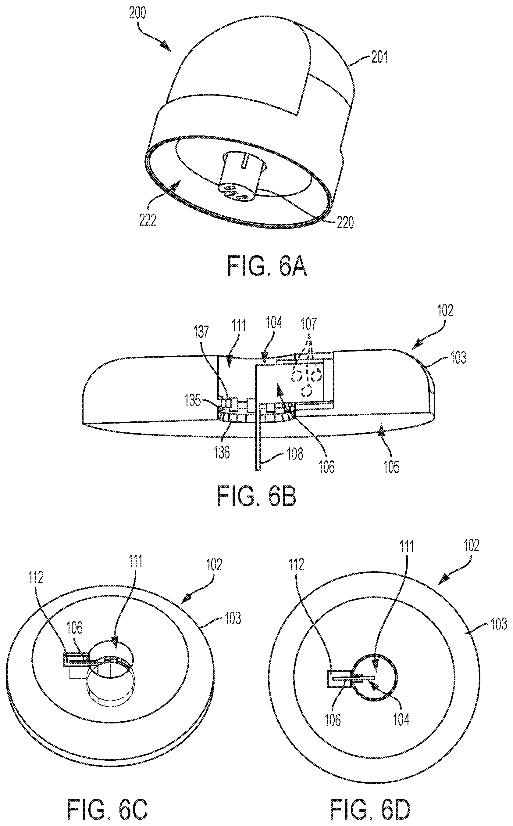 Patent US12599317 Figure 12 – Compact medical device inserters and related systems and methods