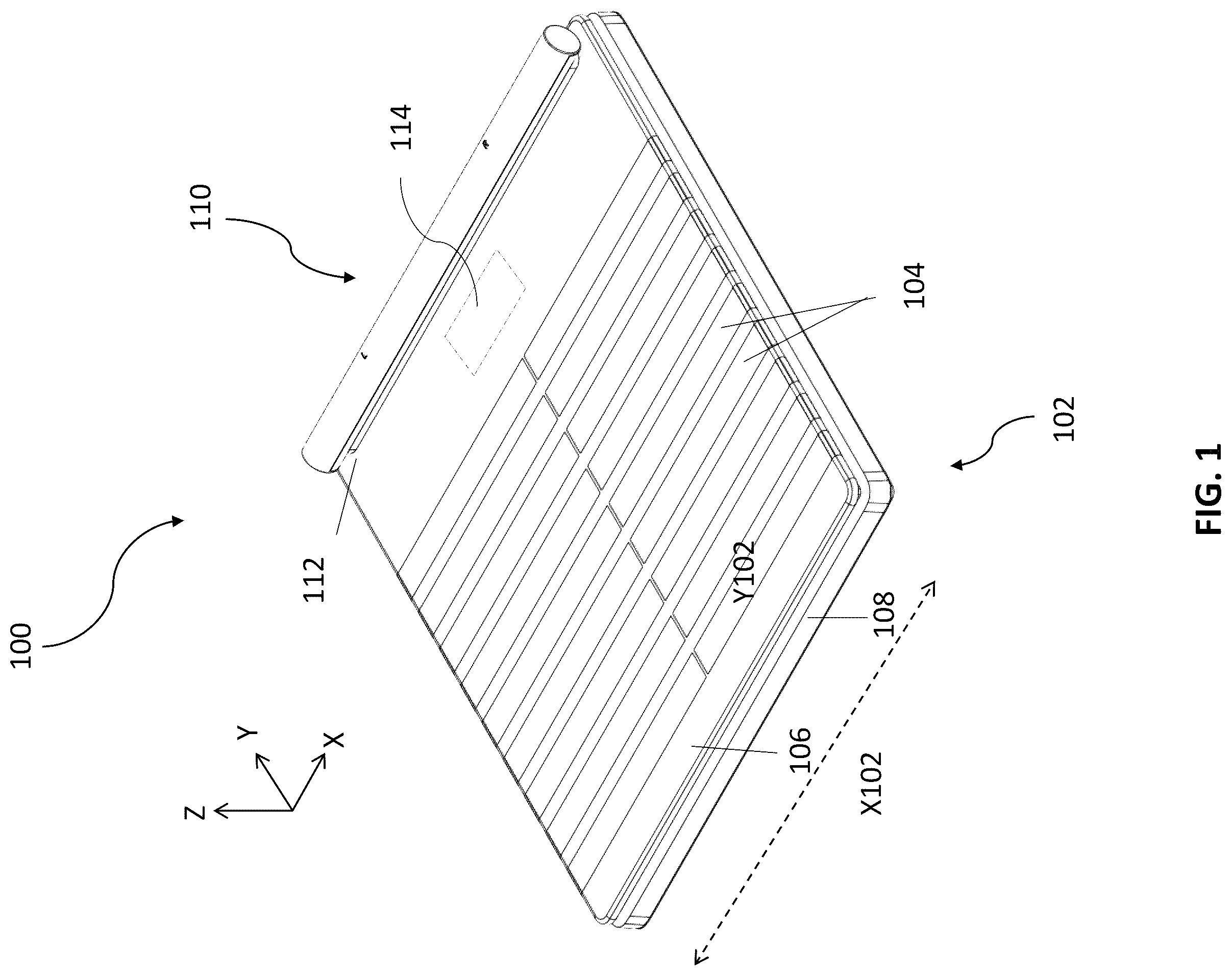 Patent US12599327 Figure 1 – Measurement station with electrocardiogram measurement