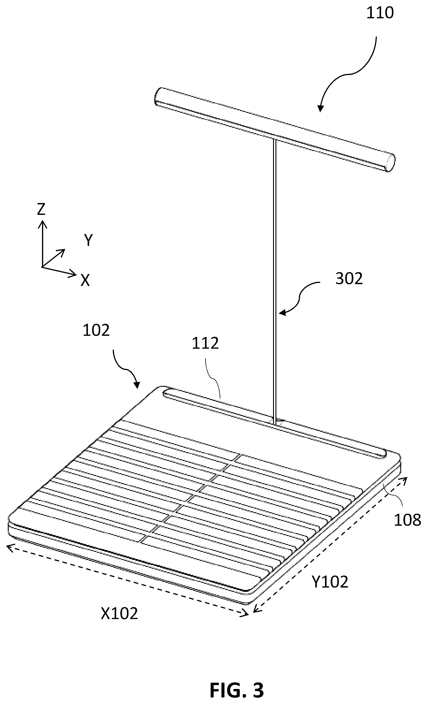 Patent US12599327 Figure 3 – Measurement station with electrocardiogram measurement
