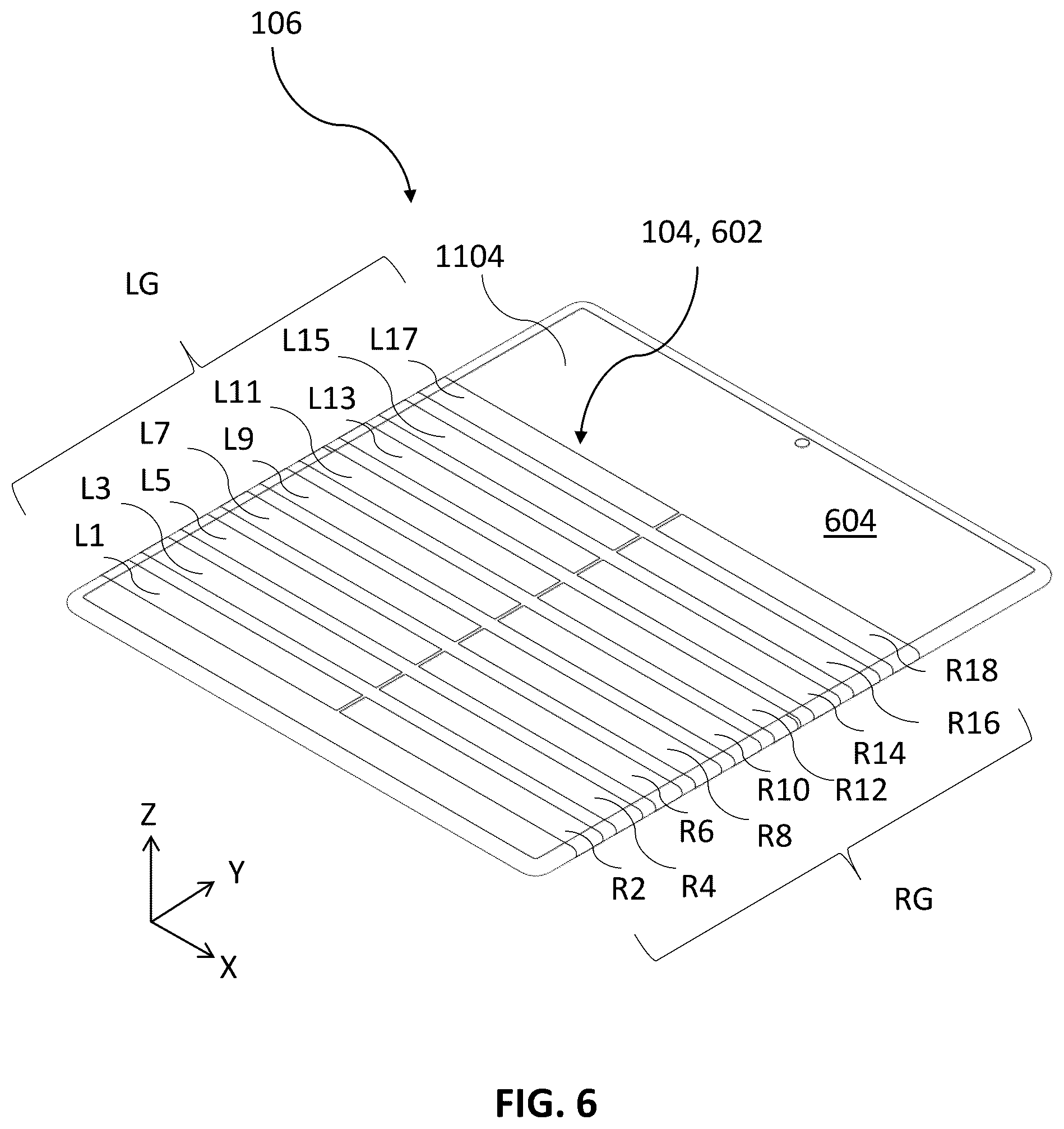Patent US12599327 Figure 6 – Measurement station with electrocardiogram measurement