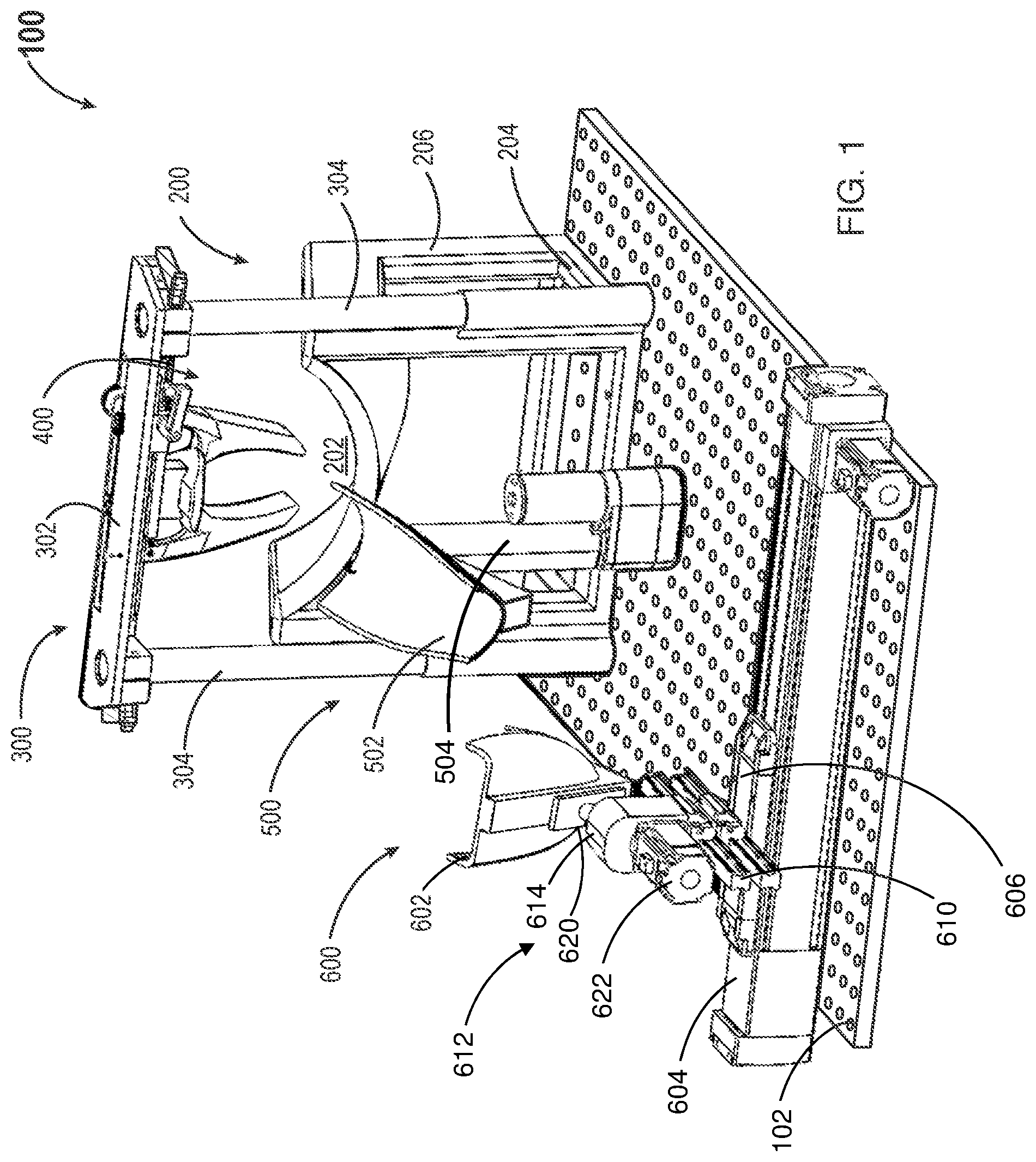Patent US12599333 Figure 1 – Multi-axial joint laxity testing apparatus and method