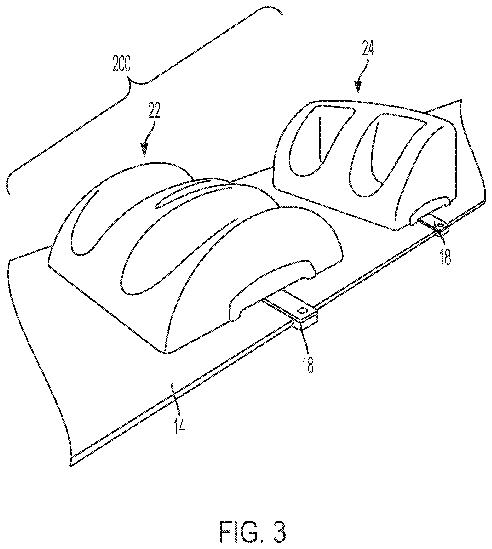 Patent US12599345 Figure 3 – Support apparatus, system, and method for positioning a patient