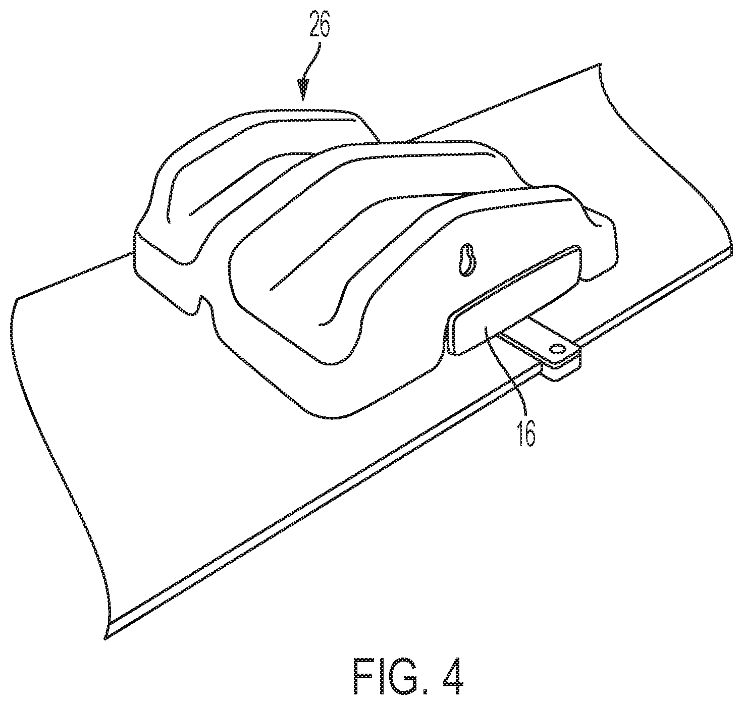 Patent US12599345 Figure 4 – Support apparatus, system, and method for positioning a patient