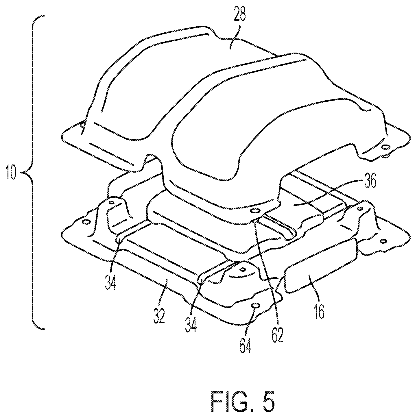 Patent US12599345 Figure 5 – Support apparatus, system, and method for positioning a patient