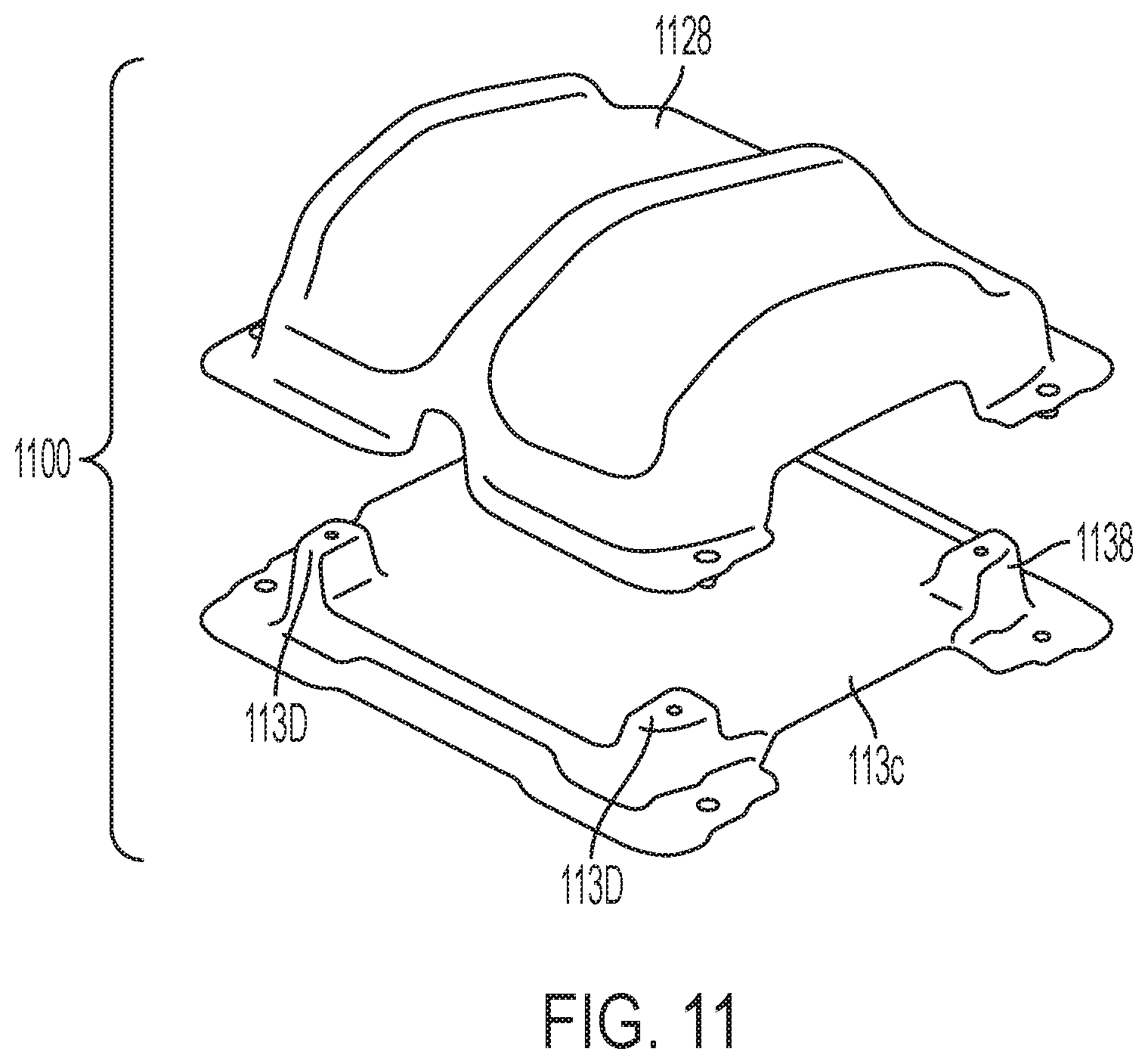 Patent US12599345 Figure 11 – Support apparatus, system, and method for positioning a patient