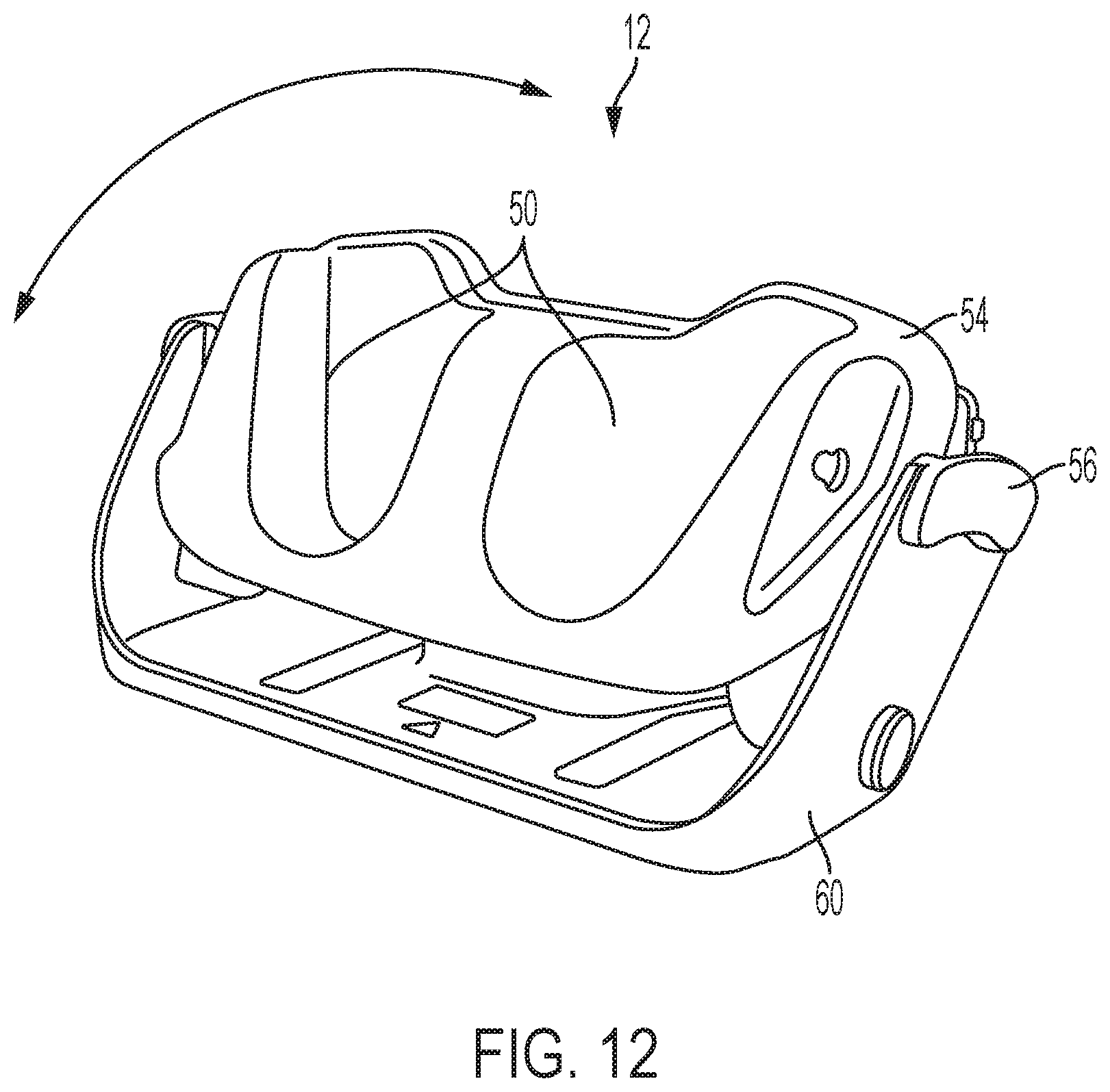 Patent US12599345 Figure 12 – Support apparatus, system, and method for positioning a patient