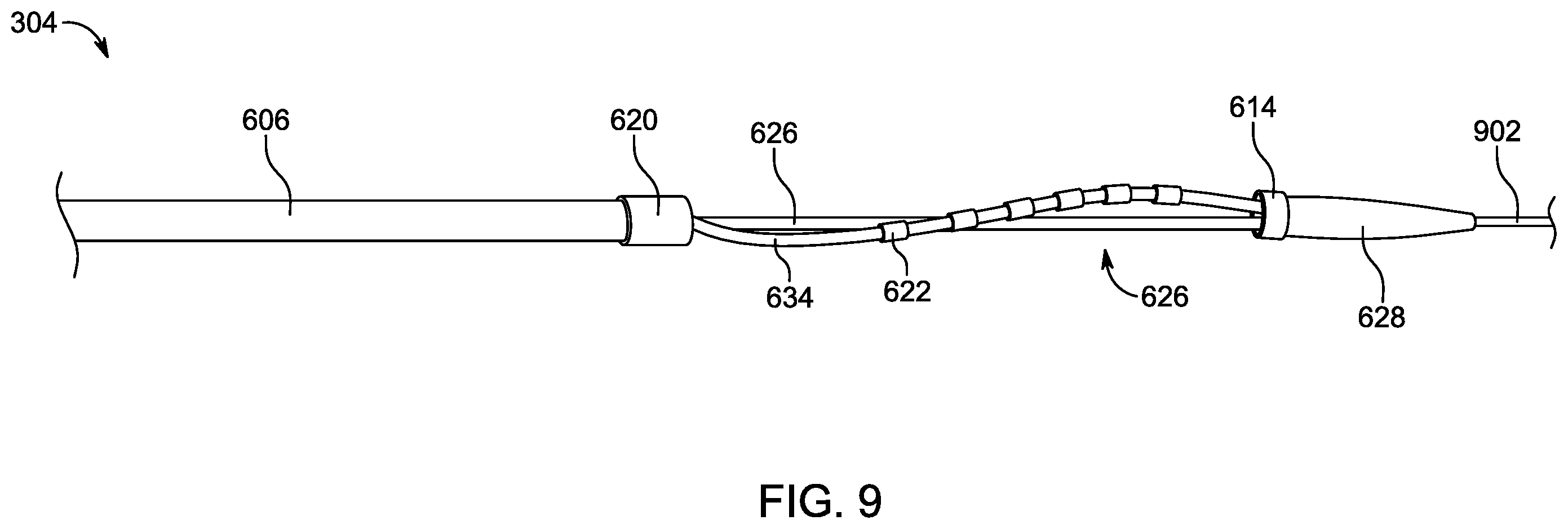 Patent US12599360 Figure 7 – Ultrasonic imaging ablation catheter system and method
