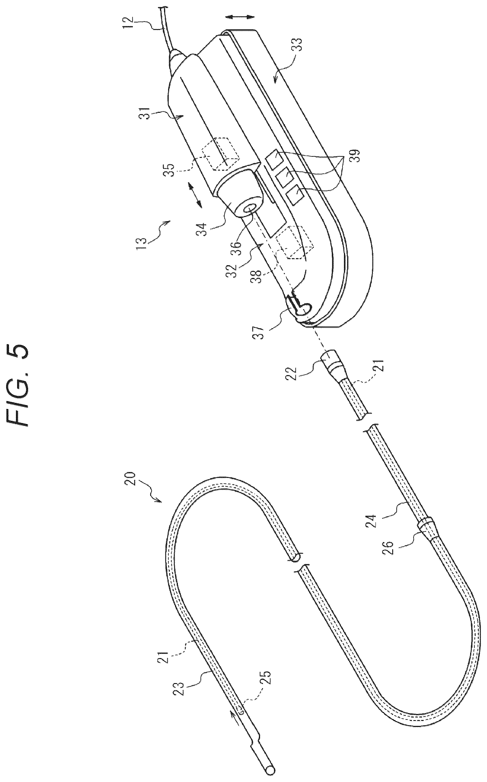 Patent US12599362 Figure 5 – Image processing device, image processing system, image display method, and image processing program