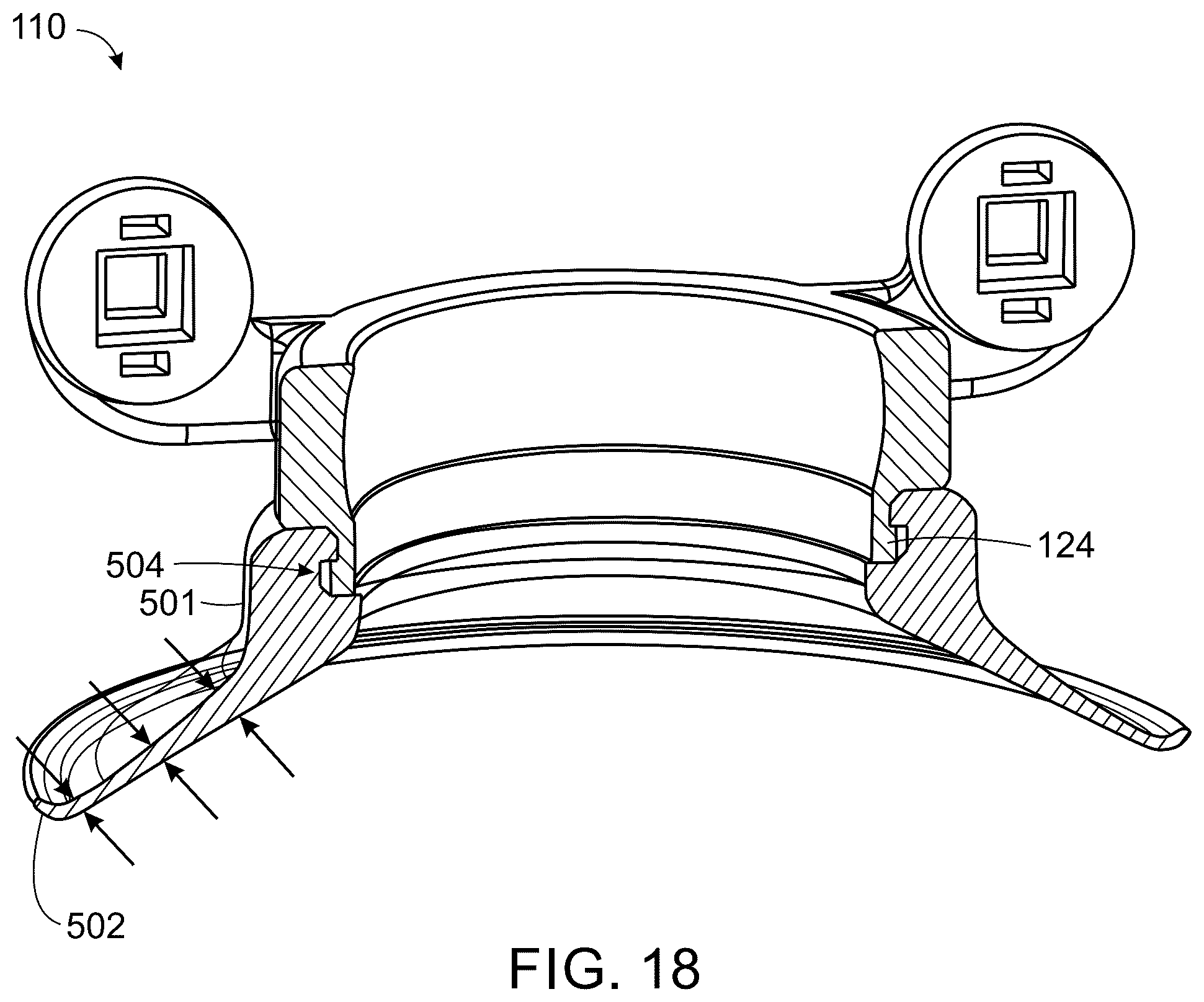 Patent US12599363 Figure 18 – Wearable device for hands-free operation of an ultrasound probe