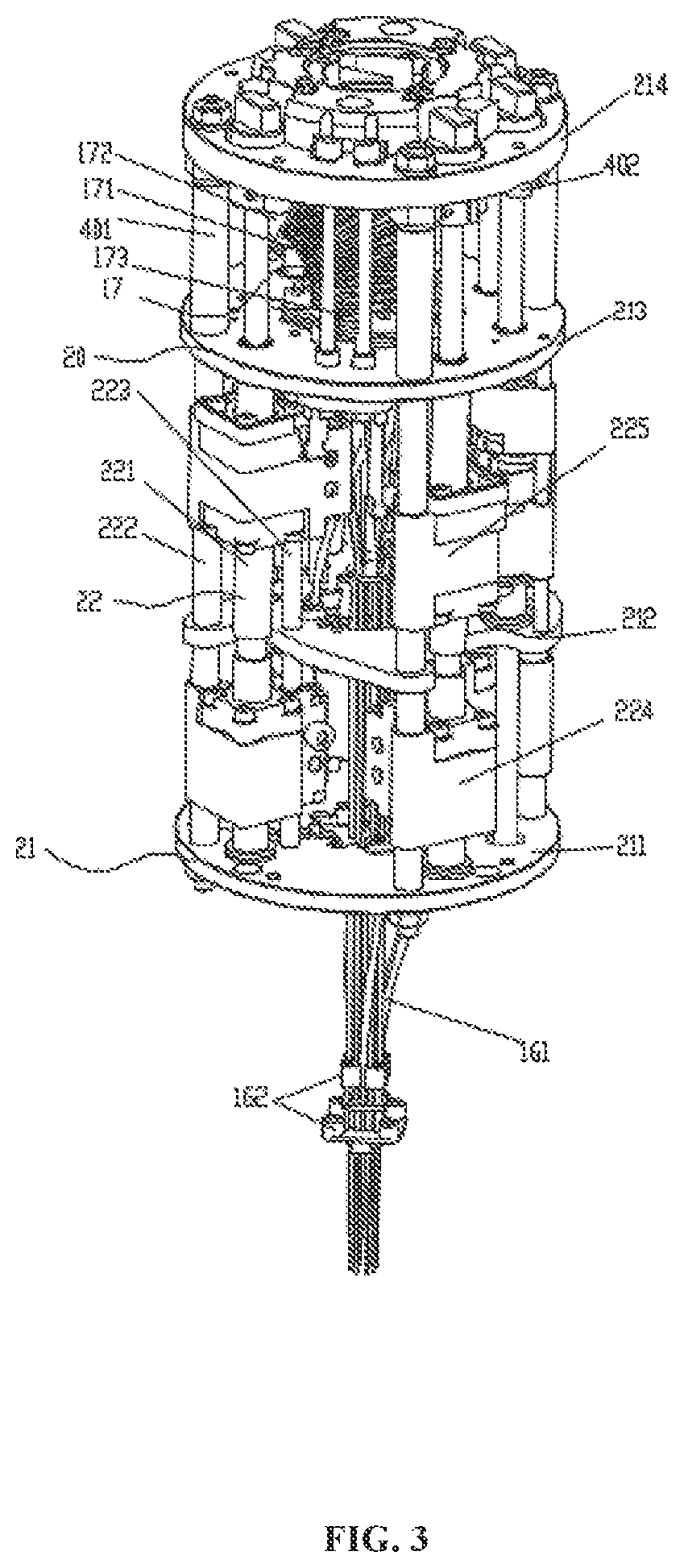 Patent US12599374 Figure 3 – Double-bending flexible surgical tool system