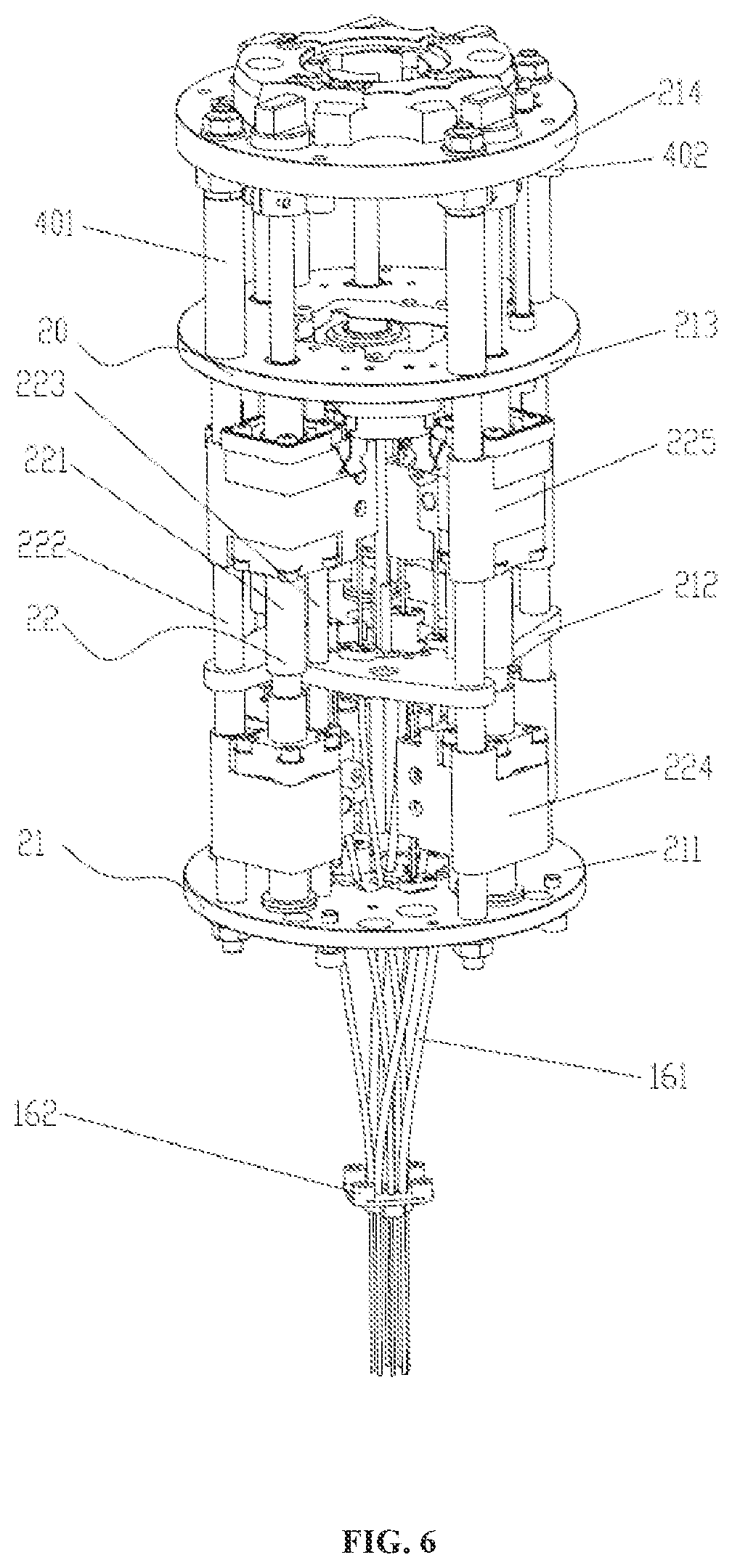 Patent US12599374 Figure 6 – Double-bending flexible surgical tool system