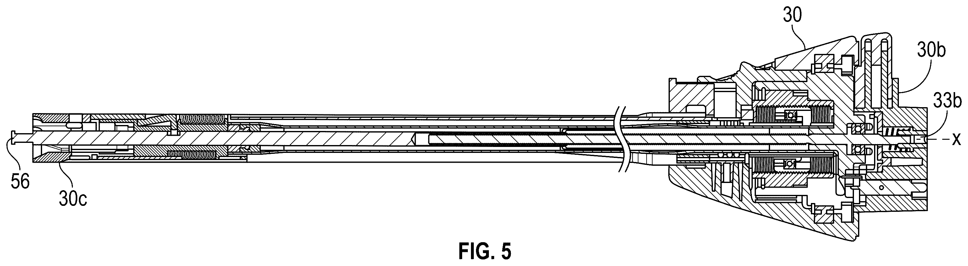 Patent US12599378 Figure 5 – Handheld electromechanical surgical system