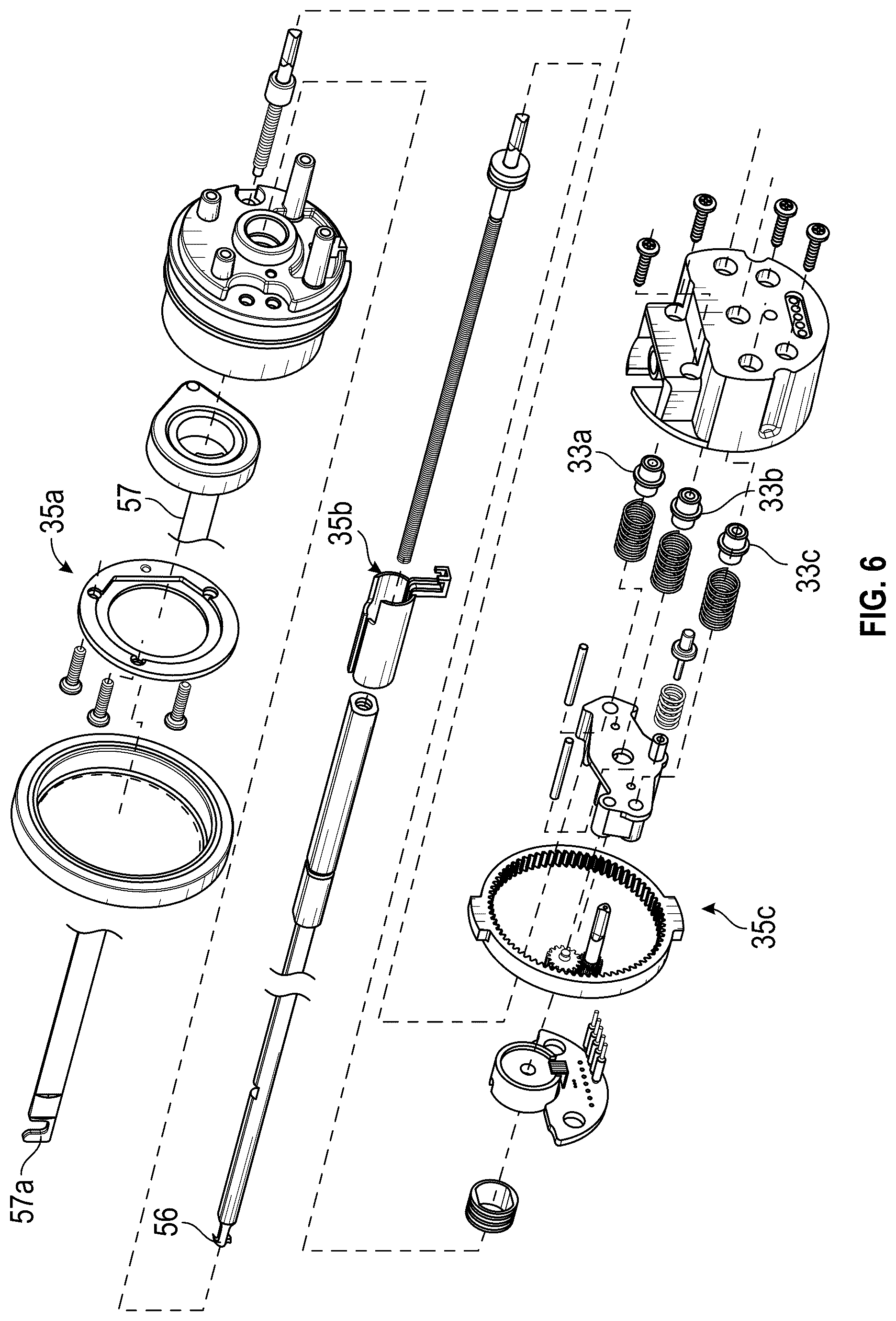 Patent US12599378 Figure 6 – Handheld electromechanical surgical system