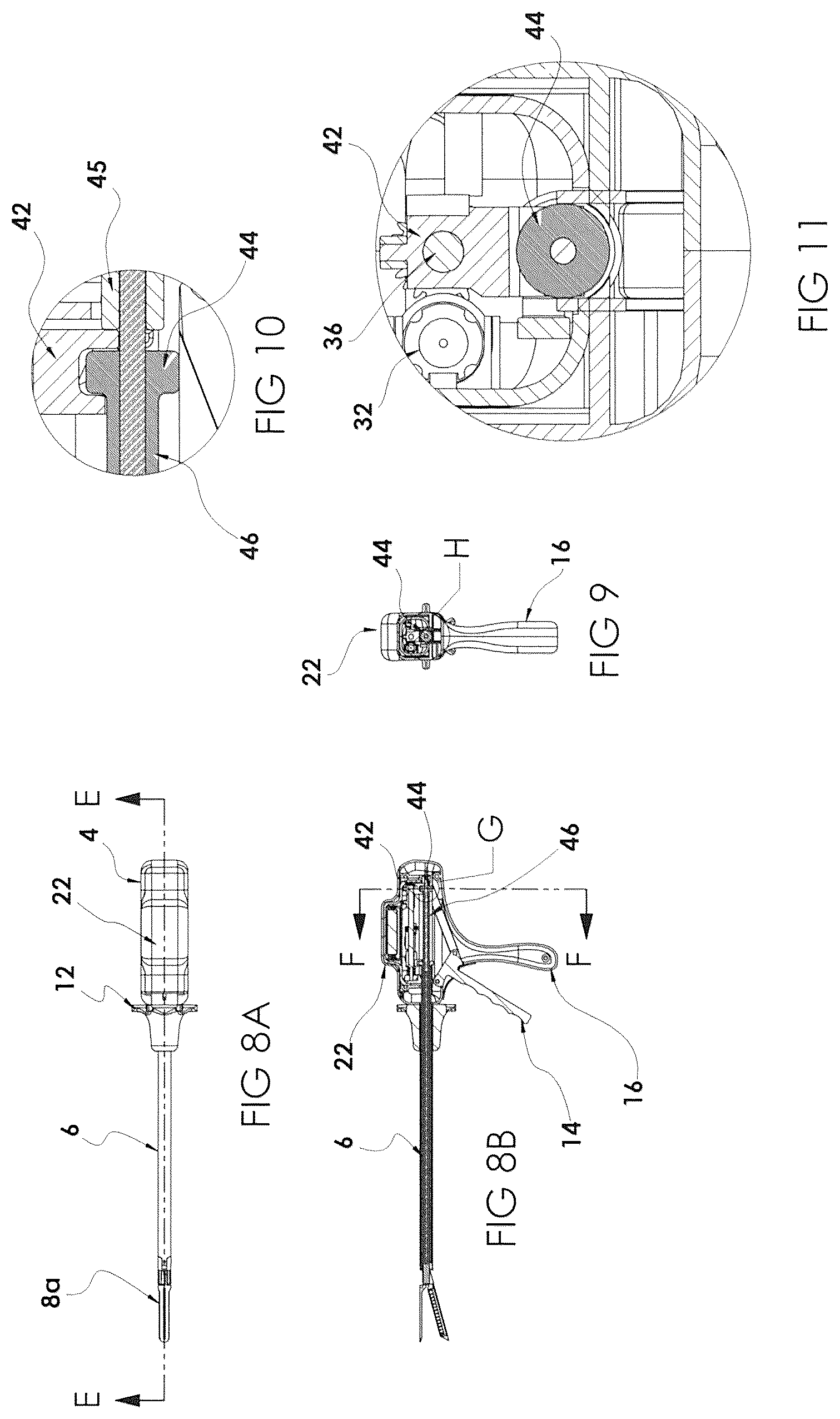 Patent US12599381 Figure 9 – Surgical stapler with removable power pack