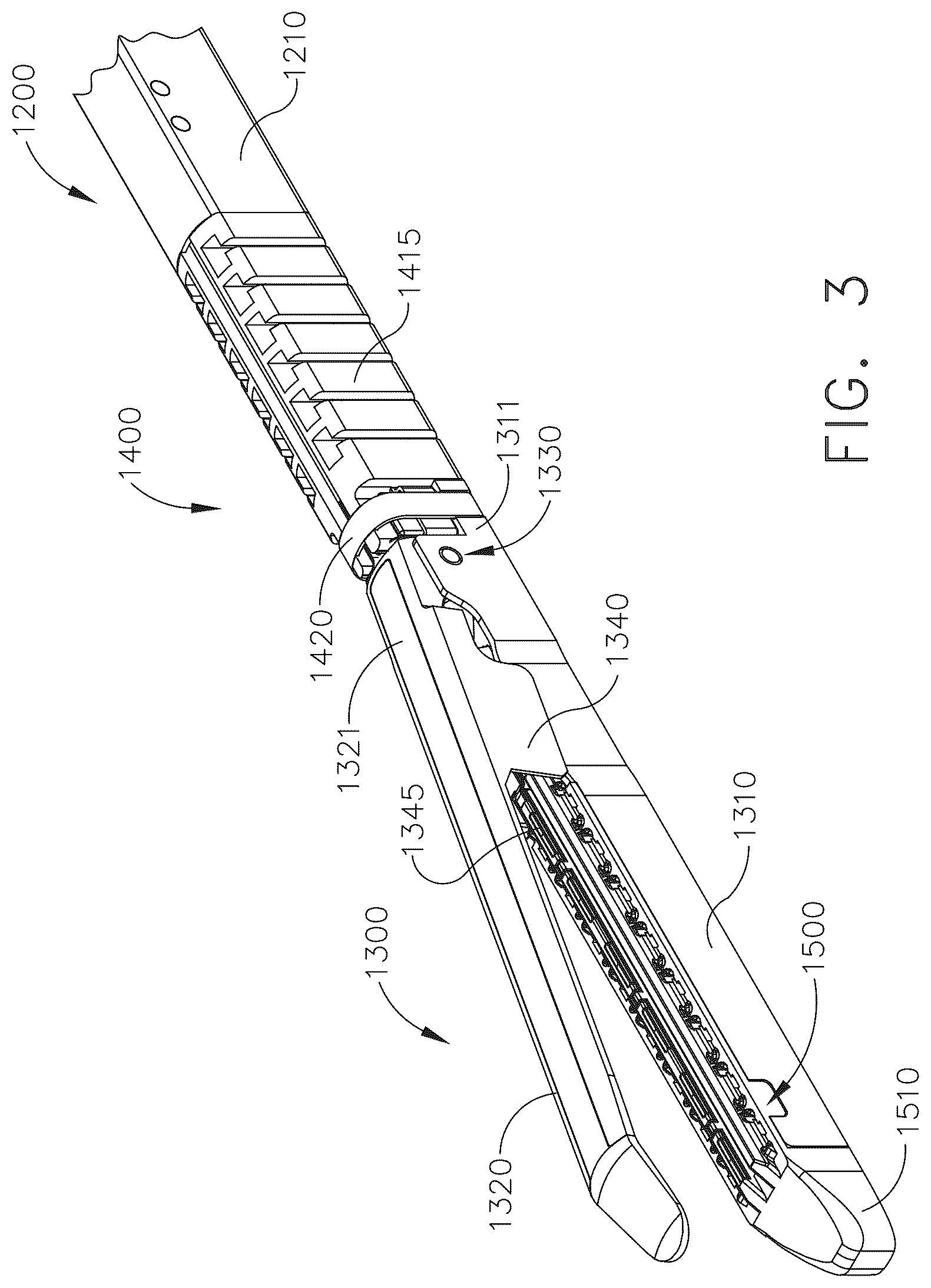 Patent US12599382 Figure 3 – Staple cartridge comprising formation support features