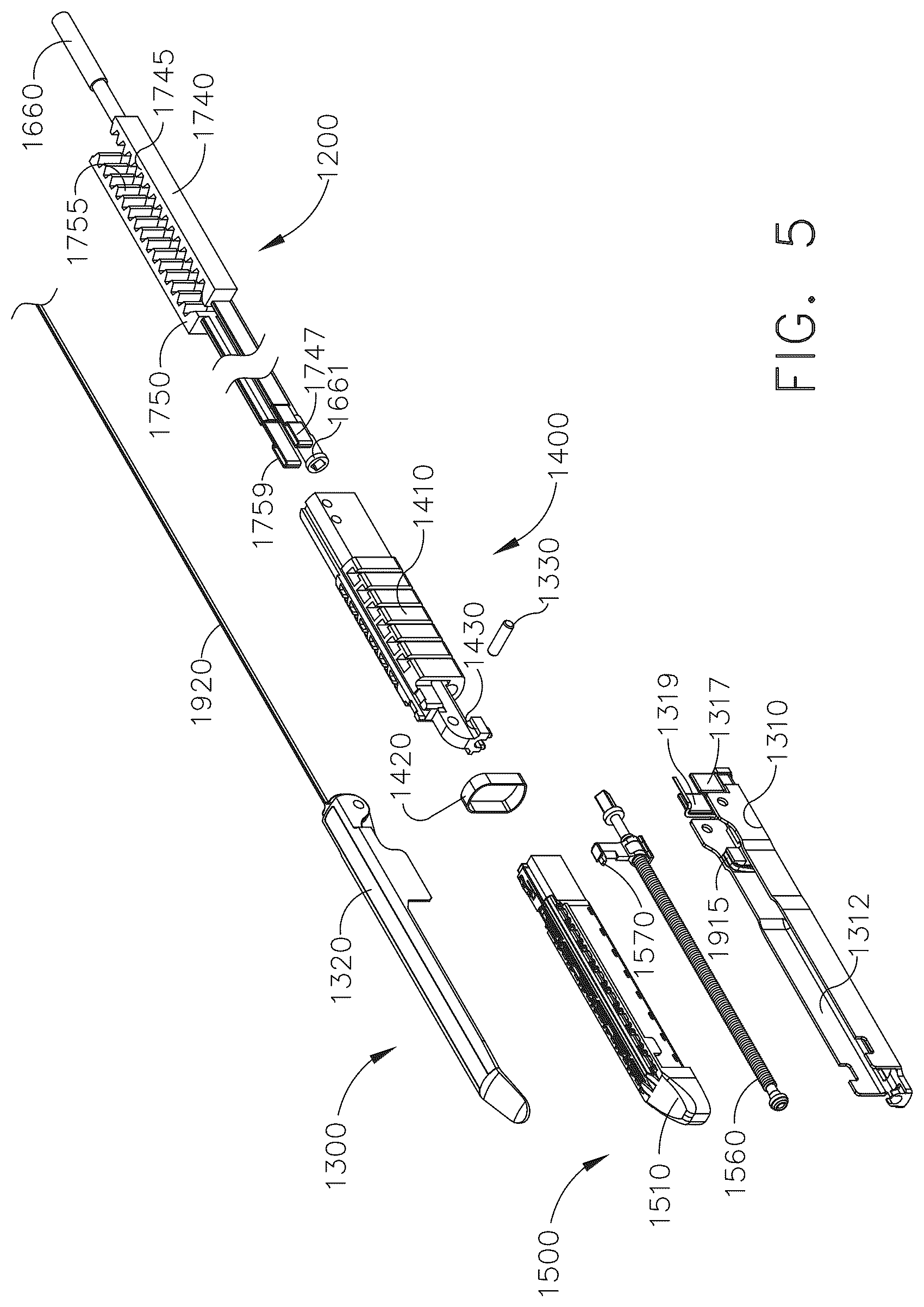 Patent US12599382 Figure 5 – Staple cartridge comprising formation support features