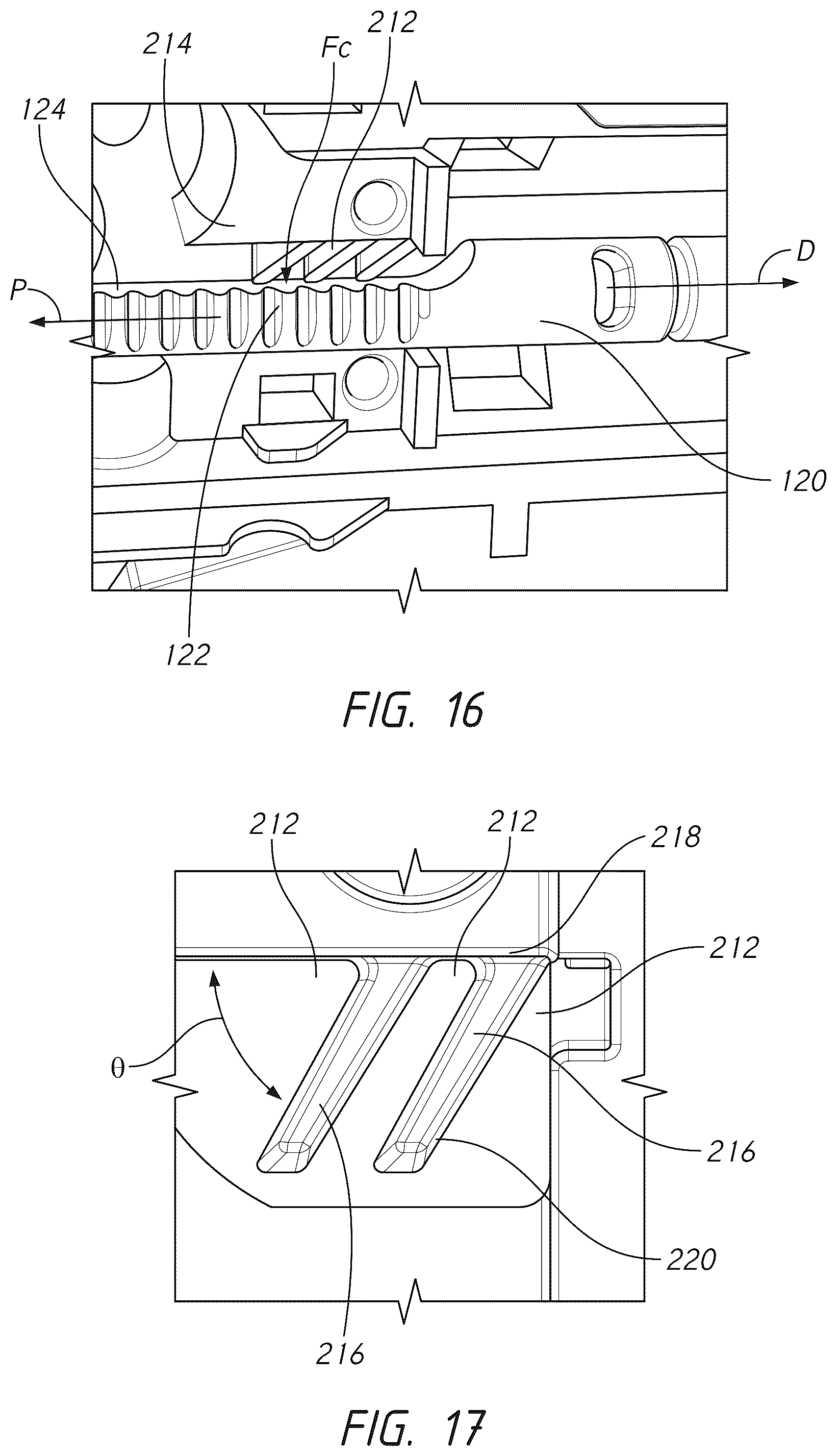 Patent US12599383 Figure 16 – Actuation shaft retention mechanism for surgical stapler