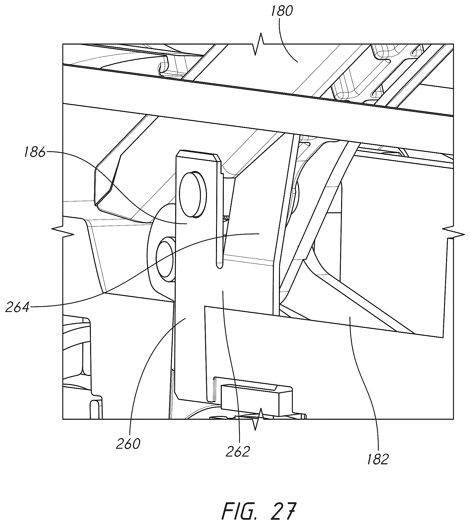 Patent US12599383 Figure 20 – Actuation shaft retention mechanism for surgical stapler