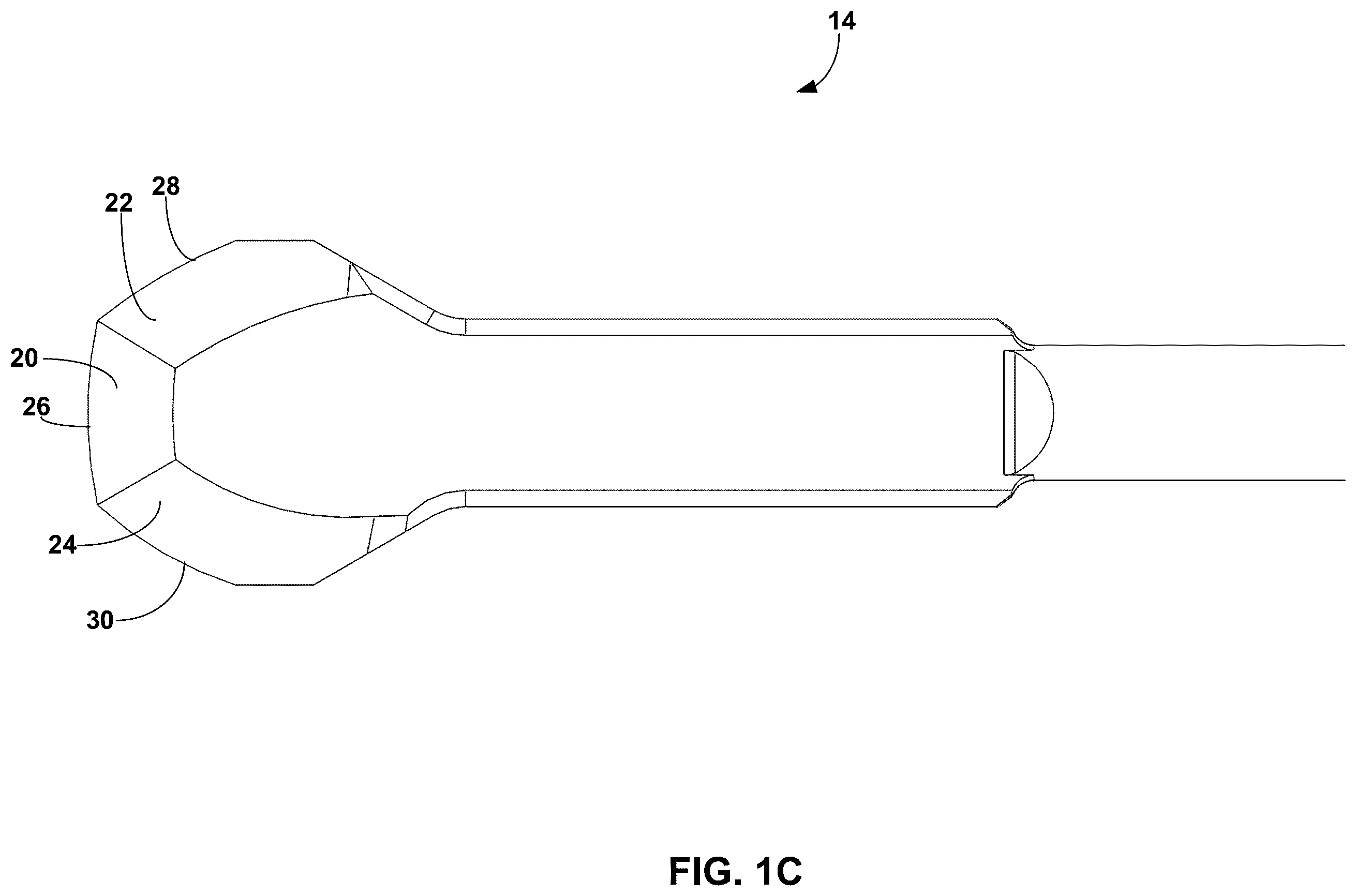 Patent US12599389 Figure 2 – Multi-sided cutting instrument for mobilizing small bones in the foot