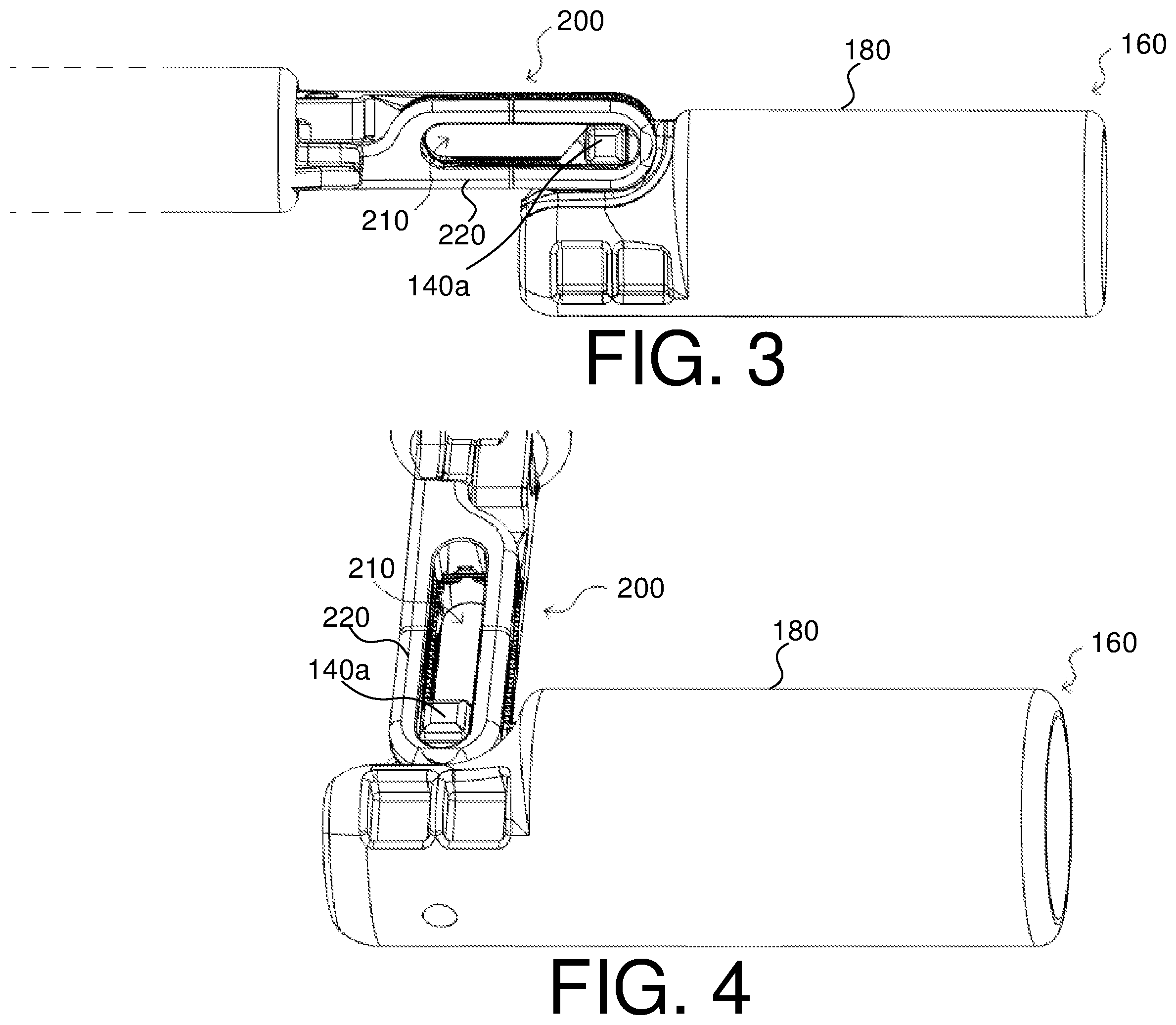 Patent US12599393 Figure 3 – Tethered laparoscopic probe grip