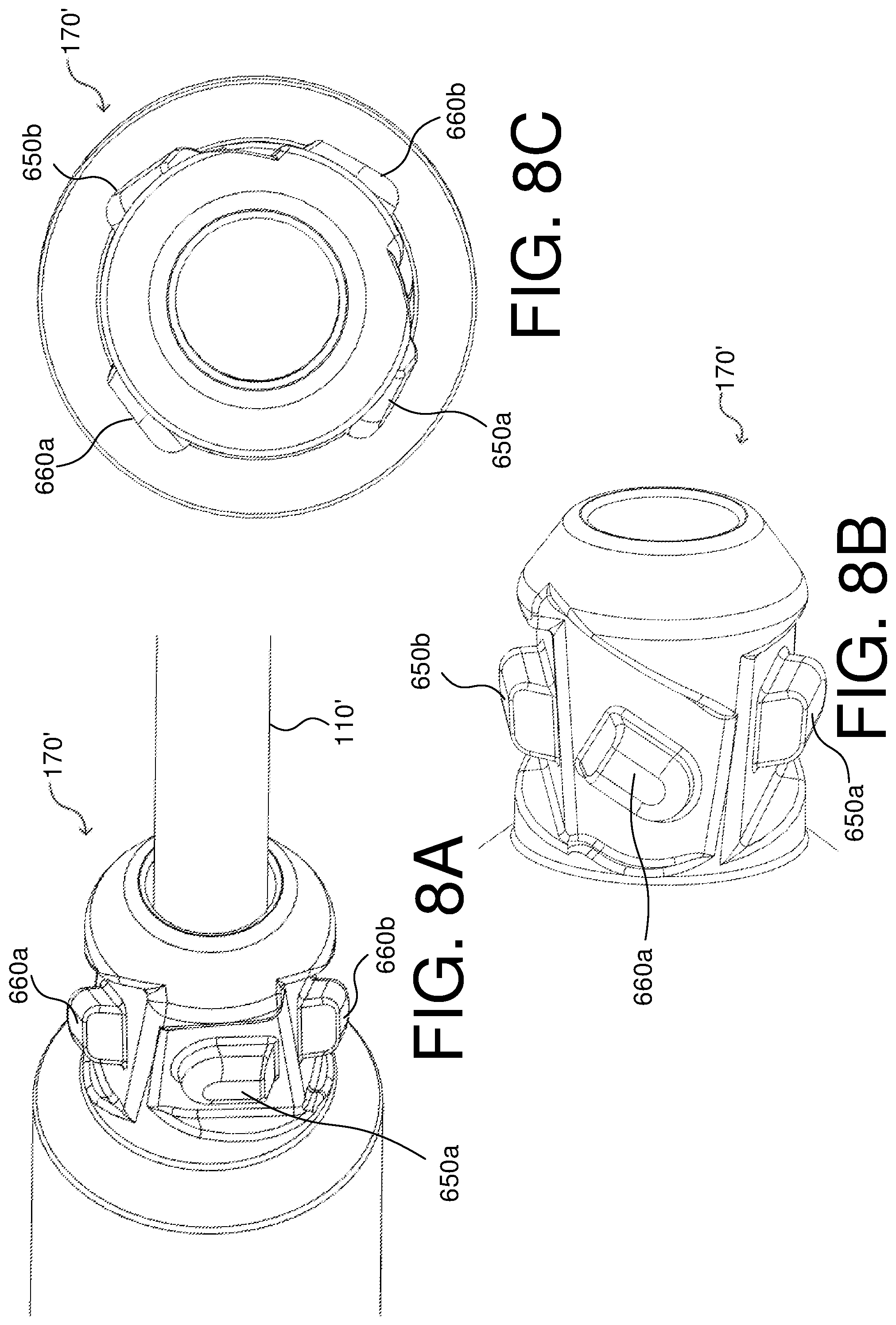 Patent US12599393 Figure 7 – Tethered laparoscopic probe grip
