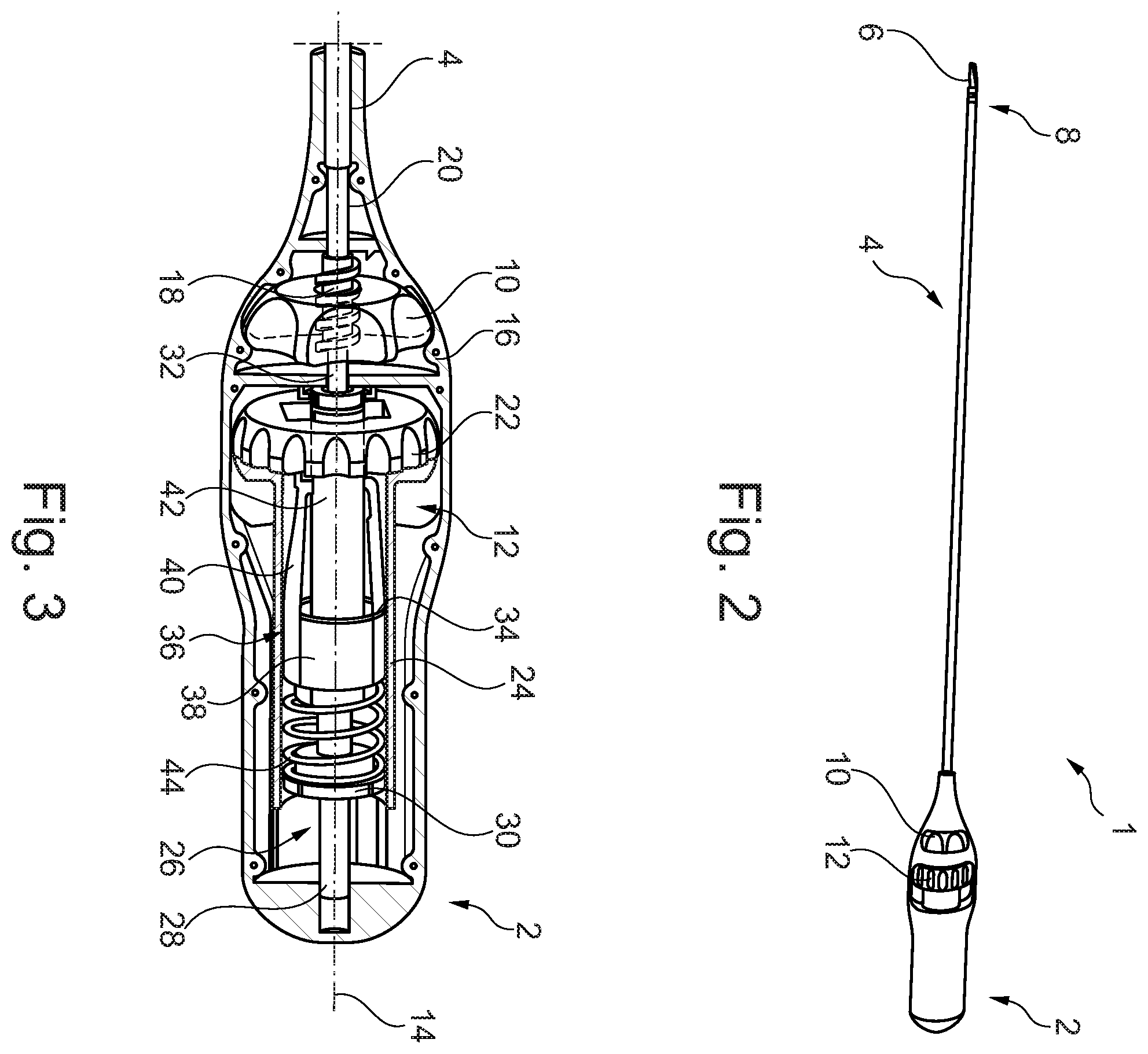 Patent US12599394 Figure 2 – Surgical instrument with a handle