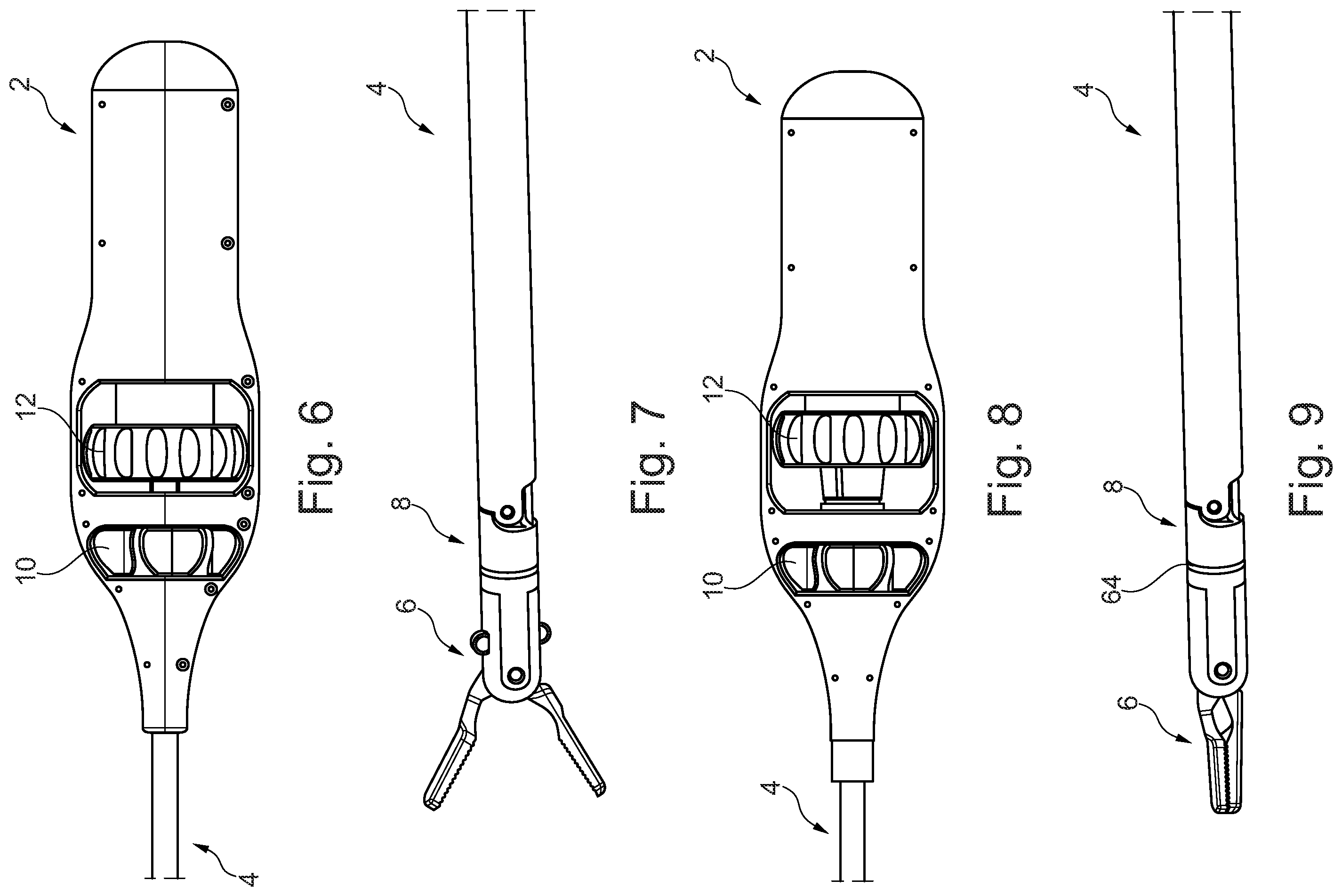 Patent US12599394 Figure 4 – Surgical instrument with a handle