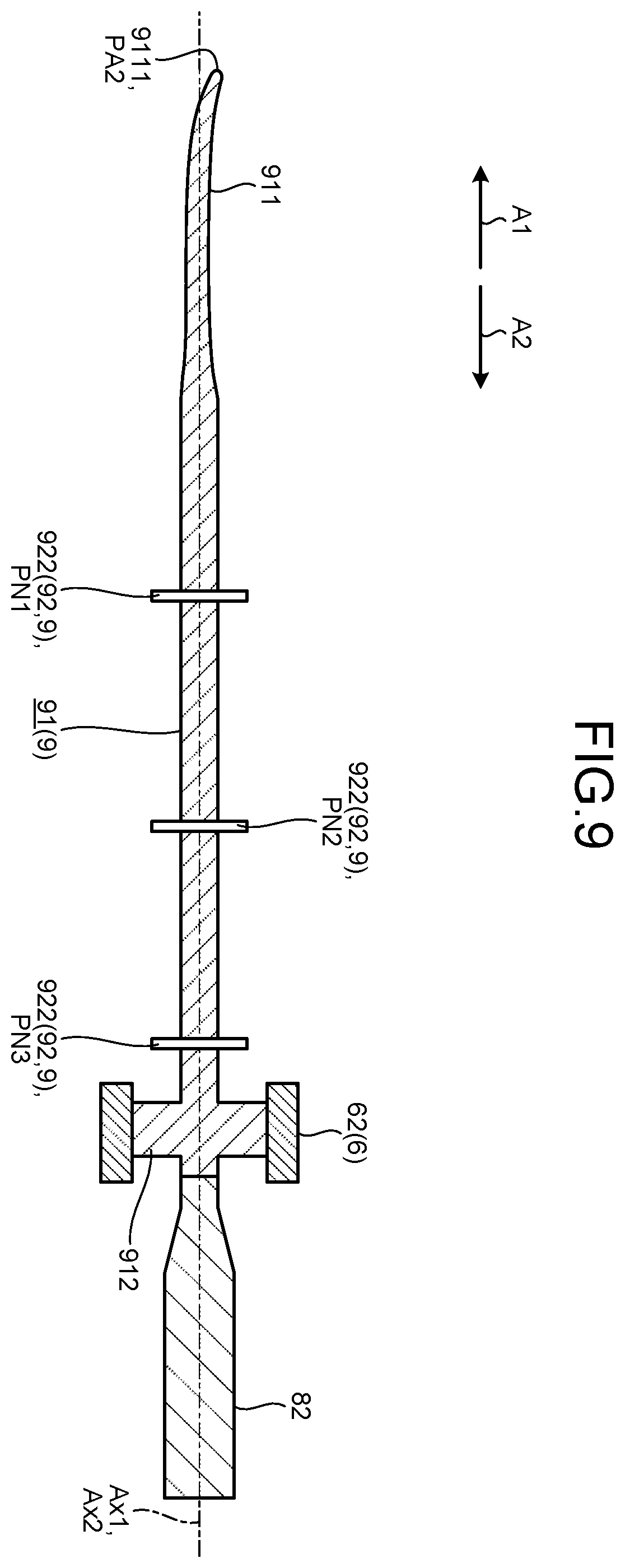 Patent US12599396 Figure 8 – Ultrasonic treatment instrument
