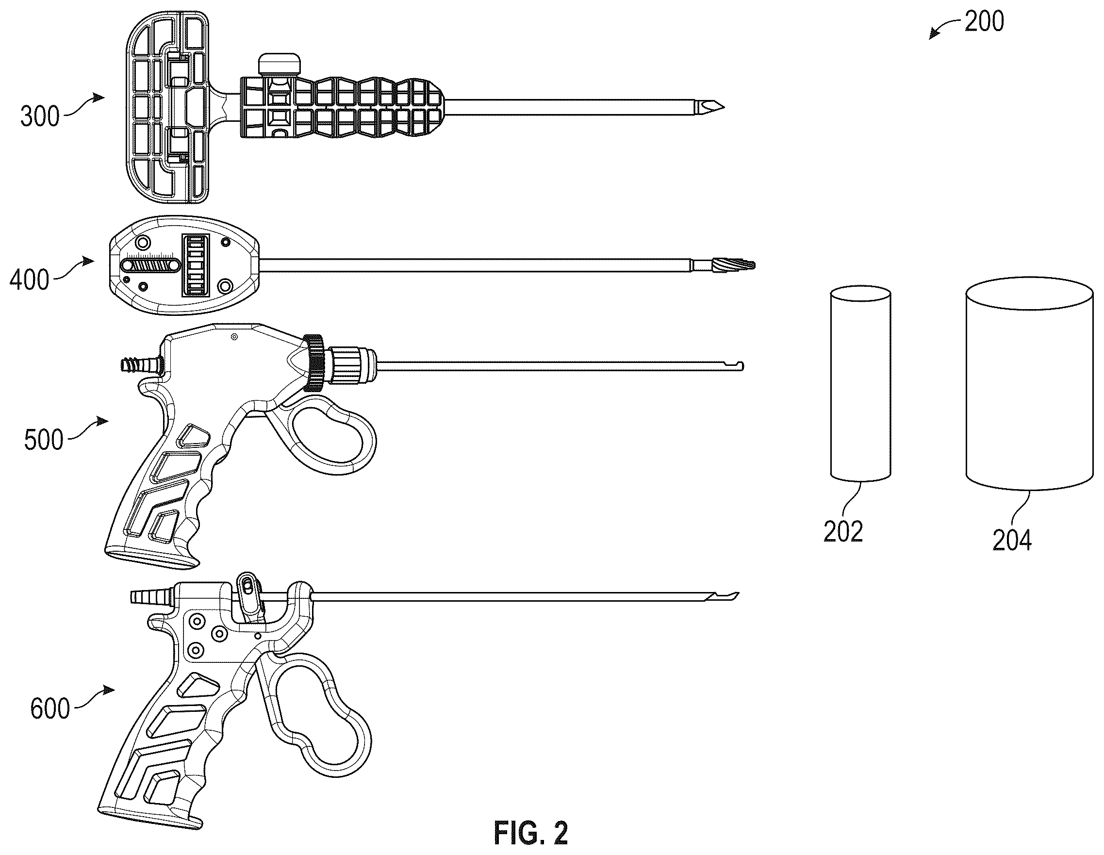 Patent US12599400 Figure 2 – Surgical kit for spinal decompression to treat spinal stenosis