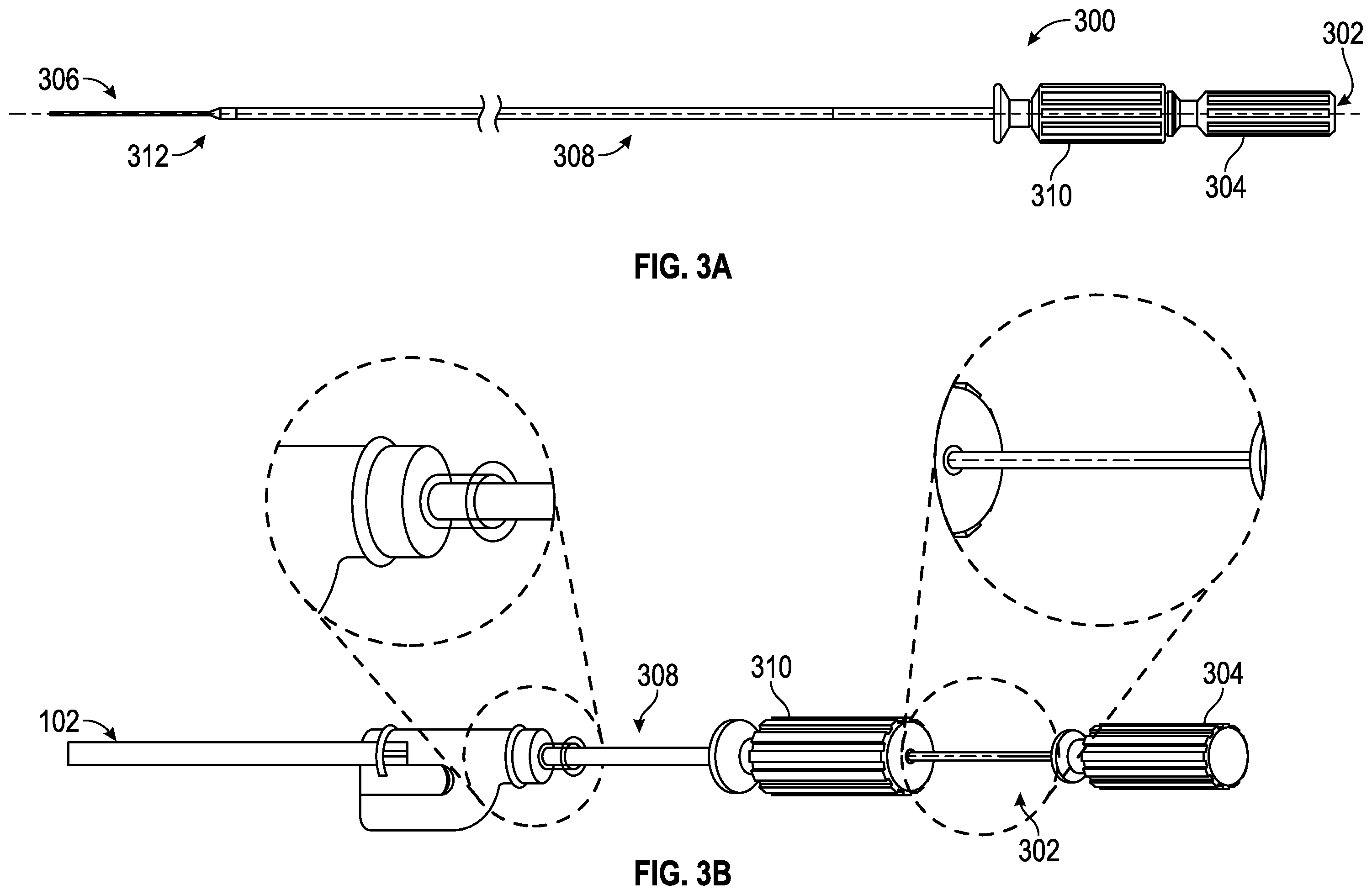 Patent US12599402 Figure 3 – Deflectable pulmonary access tool