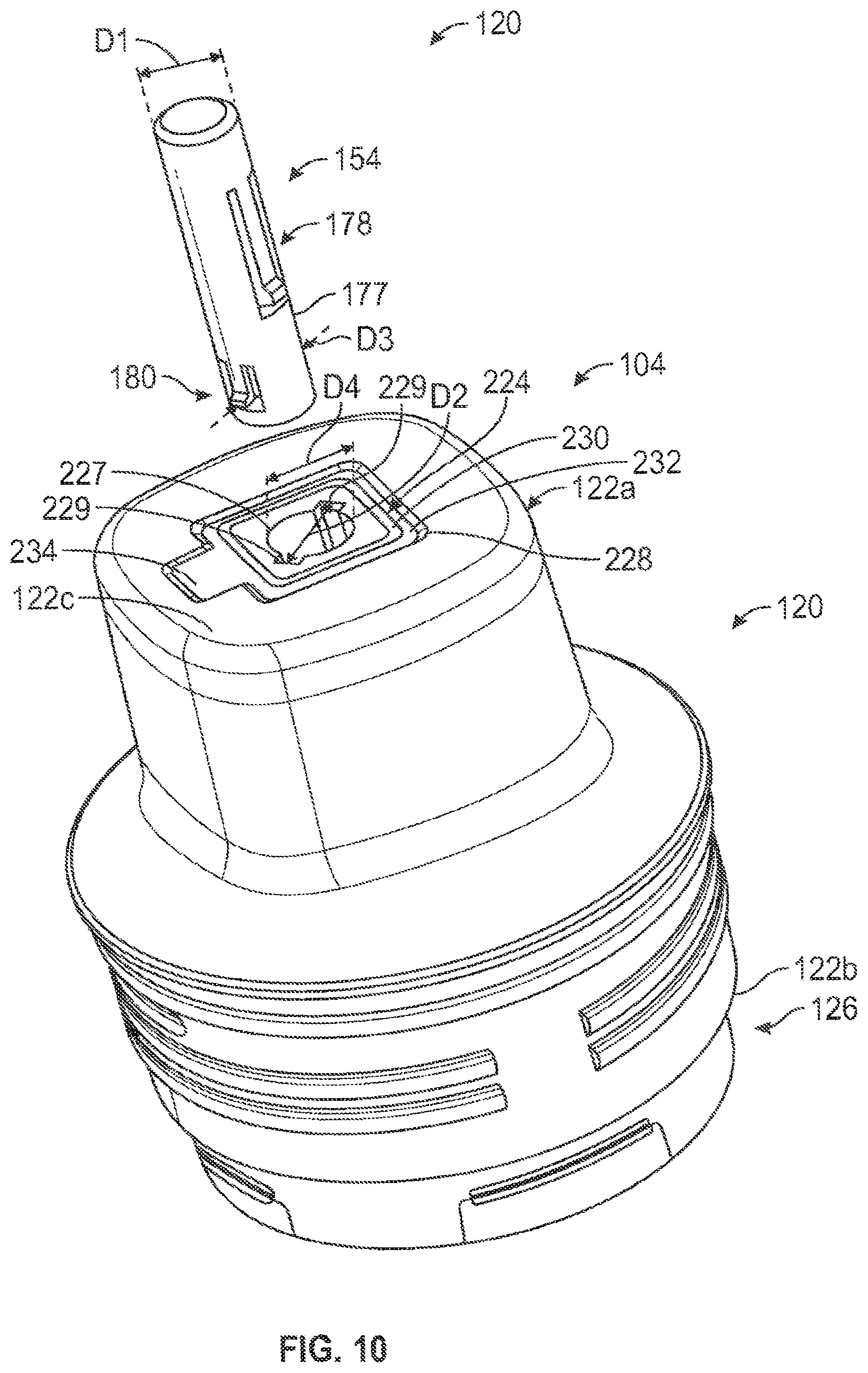 Patent US12599404 Figure 7 – Disposable medical device introduction system
