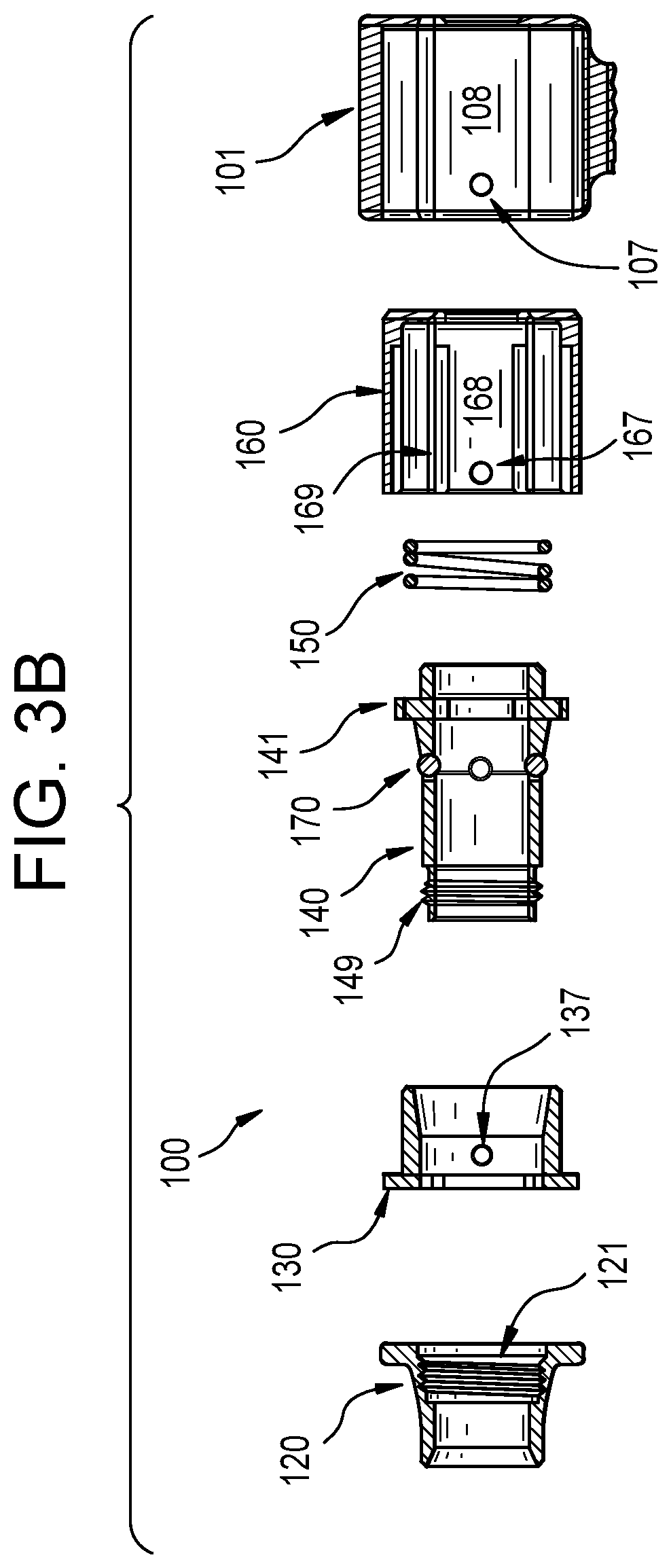 Patent US12599408 Figure 5 – Bearing assemblies for selectively coupling components