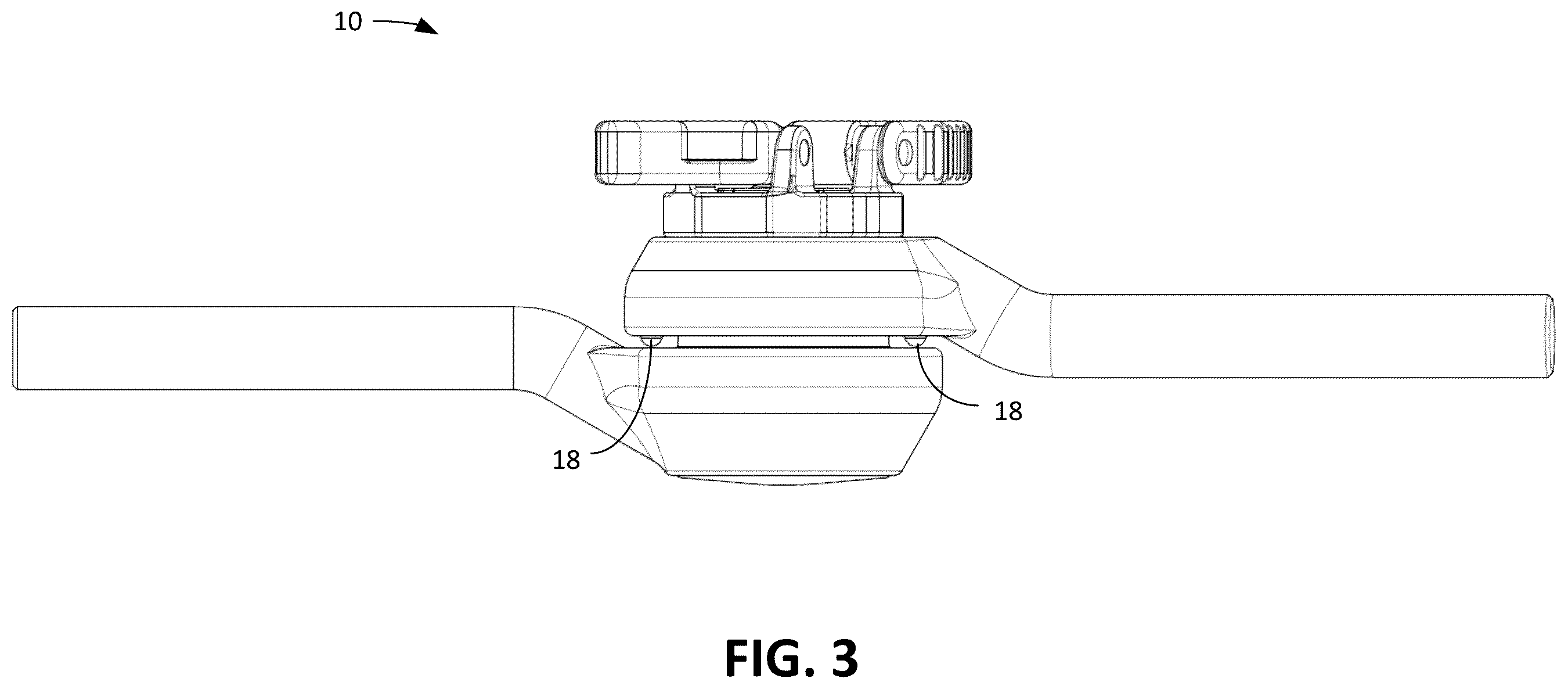 Patent US12599409 Figure 3 – Hinge apparatus for external bone fixator