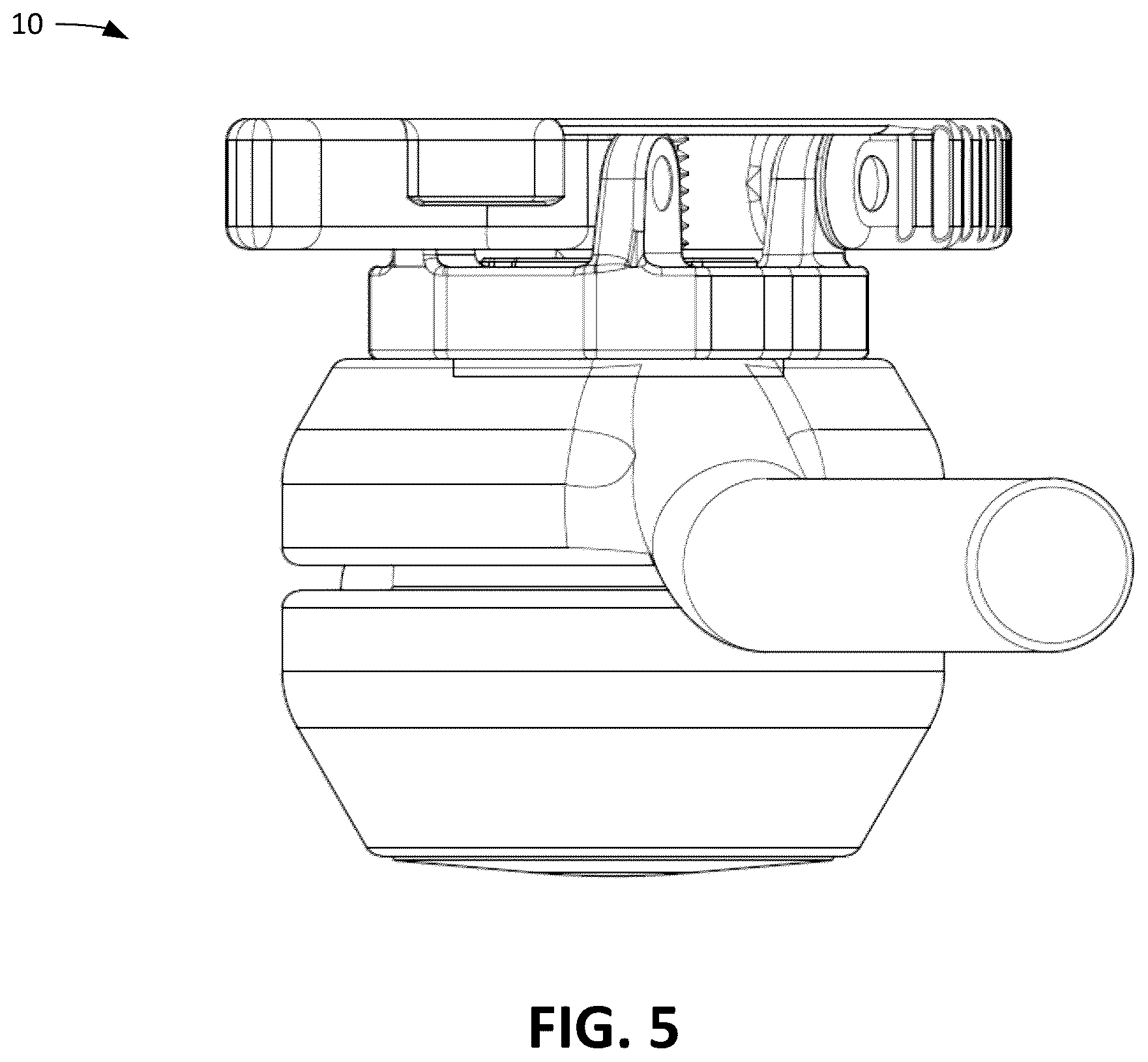 Patent US12599409 Figure 5 – Hinge apparatus for external bone fixator