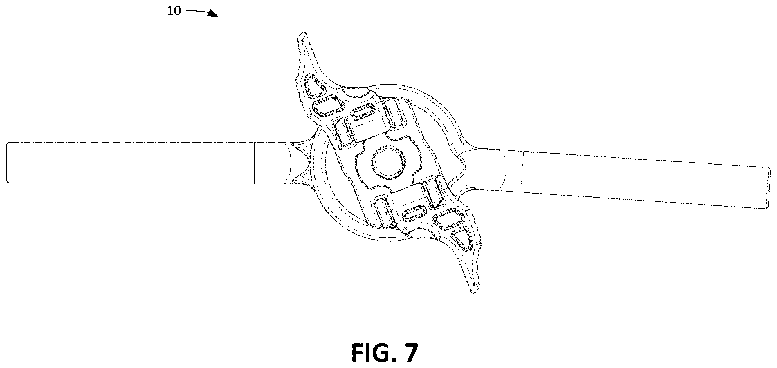 Patent US12599409 Figure 7 – Hinge apparatus for external bone fixator