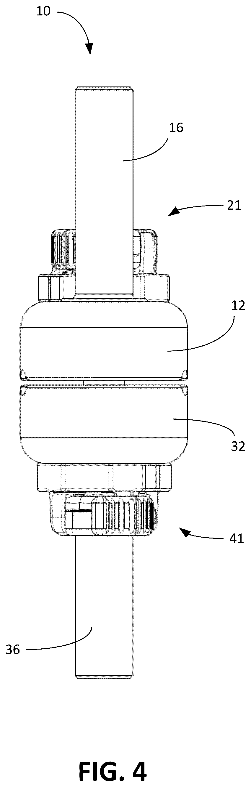 Patent US12599410 Figure 4 – Multi-clamp apparatus for external bone fixator