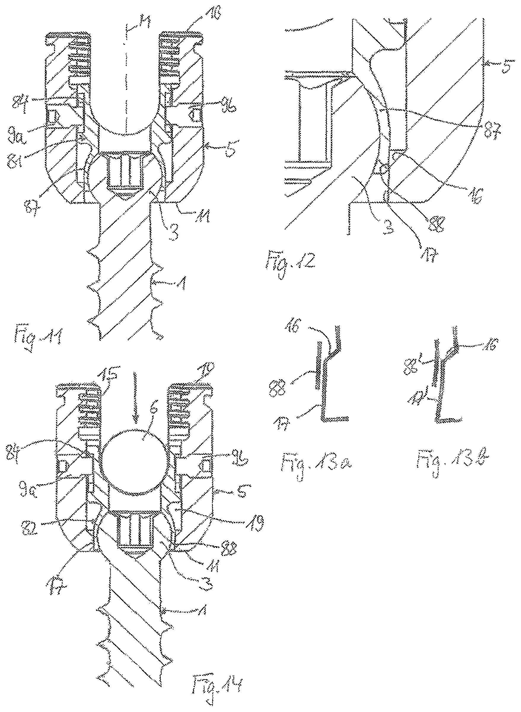 Patent US12599414 Figure 4 – Receiving part for receiving a rod for coupling the rod to a bone anchoring element and a bone anchoring device with such a receiving part