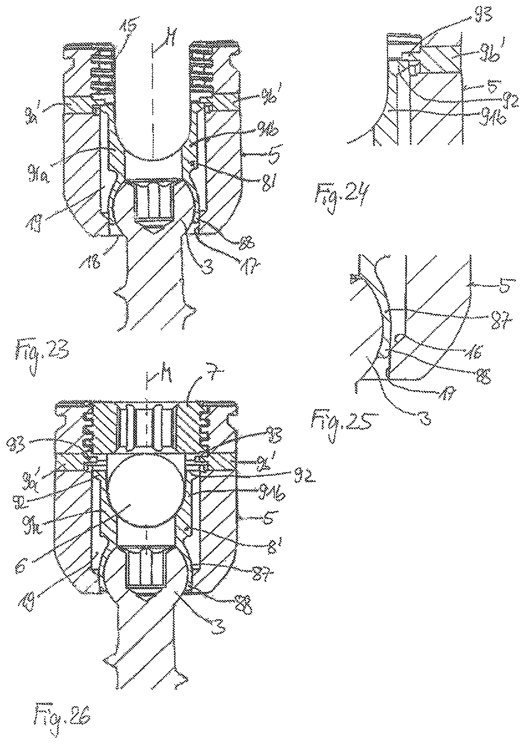 Patent US12599414 Figure 8 – Receiving part for receiving a rod for coupling the rod to a bone anchoring element and a bone anchoring device with such a receiving part