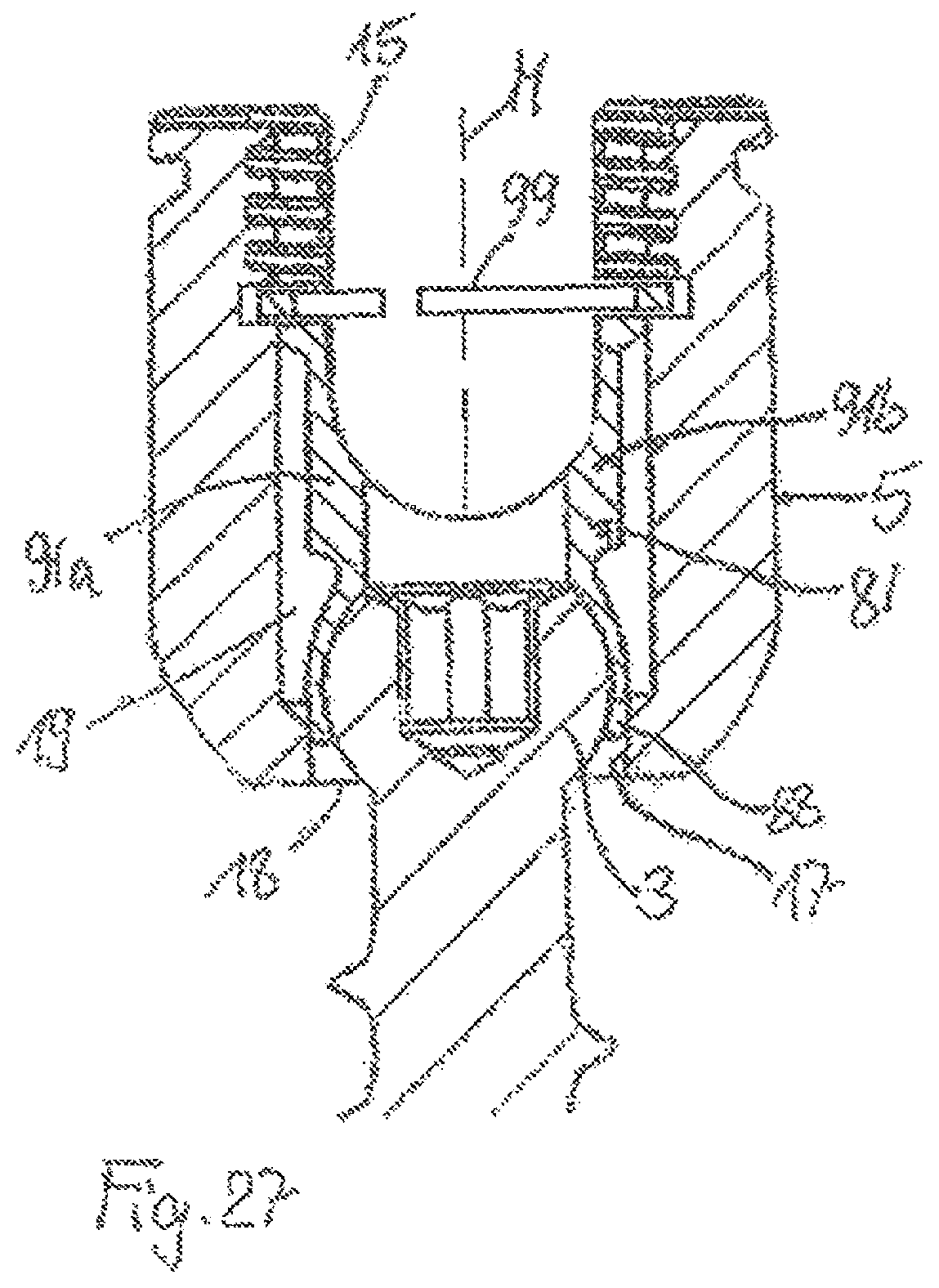 Patent US12599414 Figure 9 – Receiving part for receiving a rod for coupling the rod to a bone anchoring element and a bone anchoring device with such a receiving part