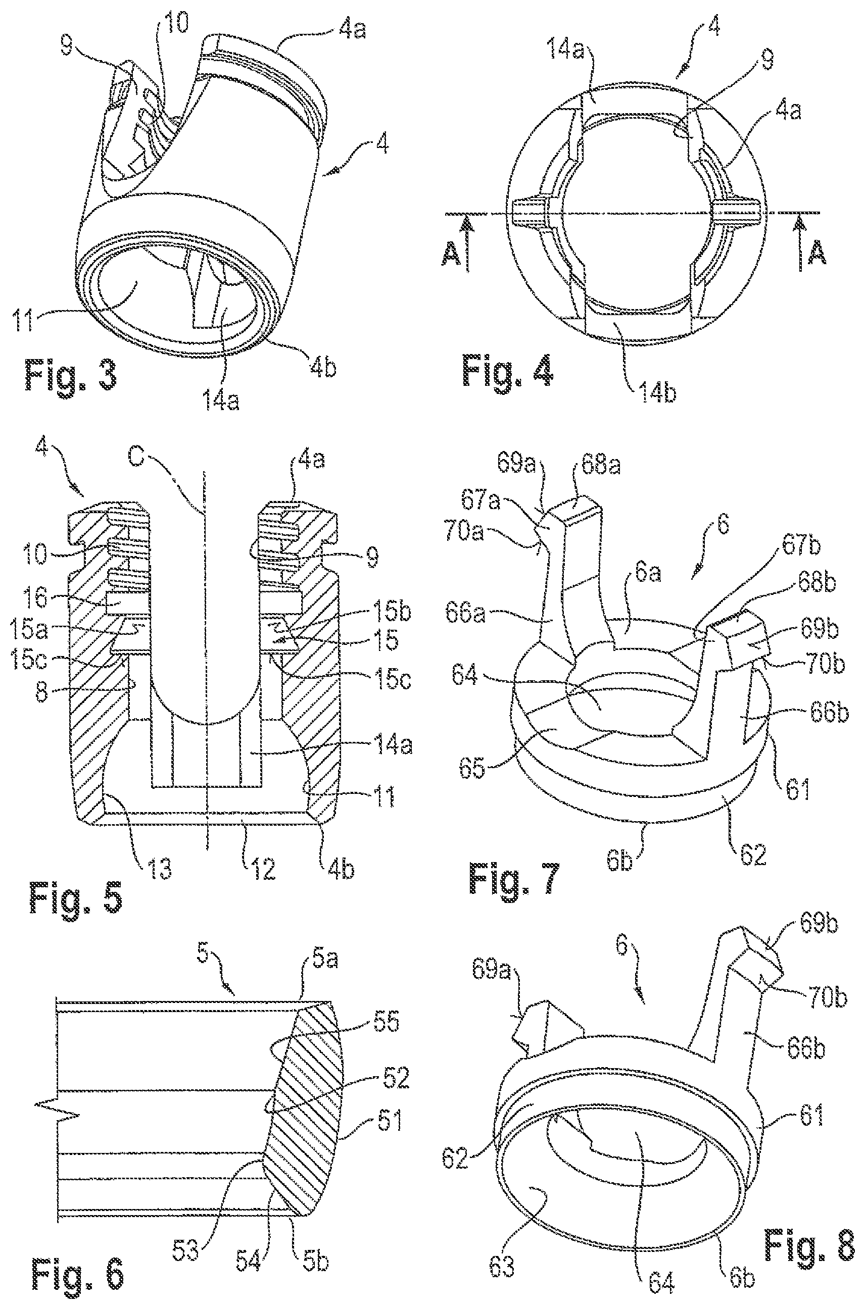 Patent US12599415 Figure 2 – Polyaxial bone anchoring device