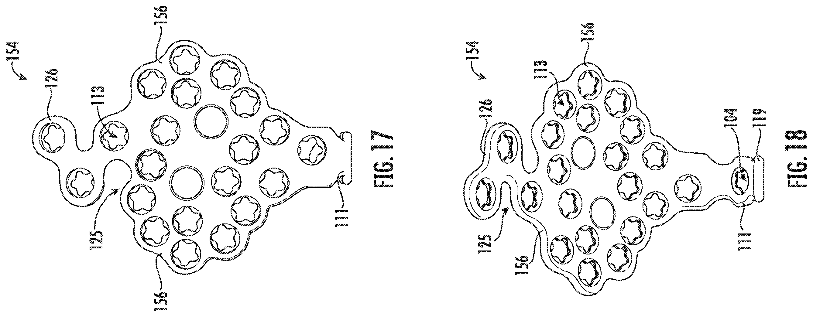 Patent US12599417 Figure 13 – Patella bone plate systems