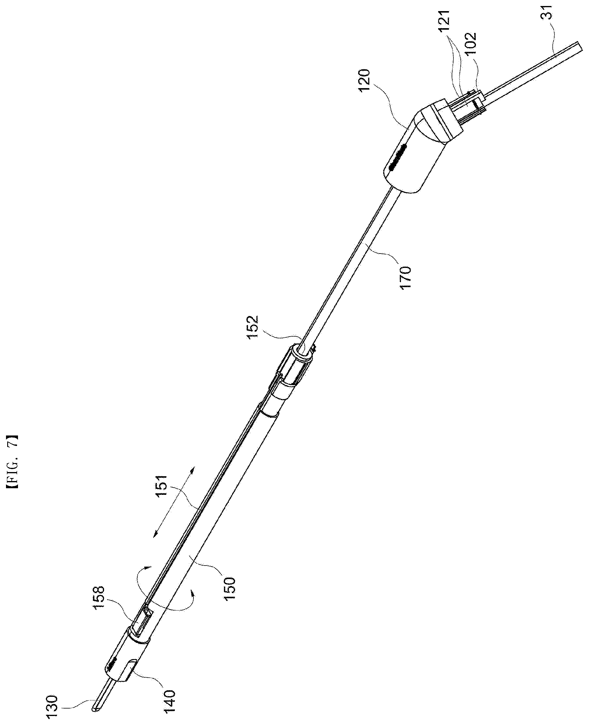 Patent US12599427 Figure 7 – Smog suction structure for electrosurgical handpiece