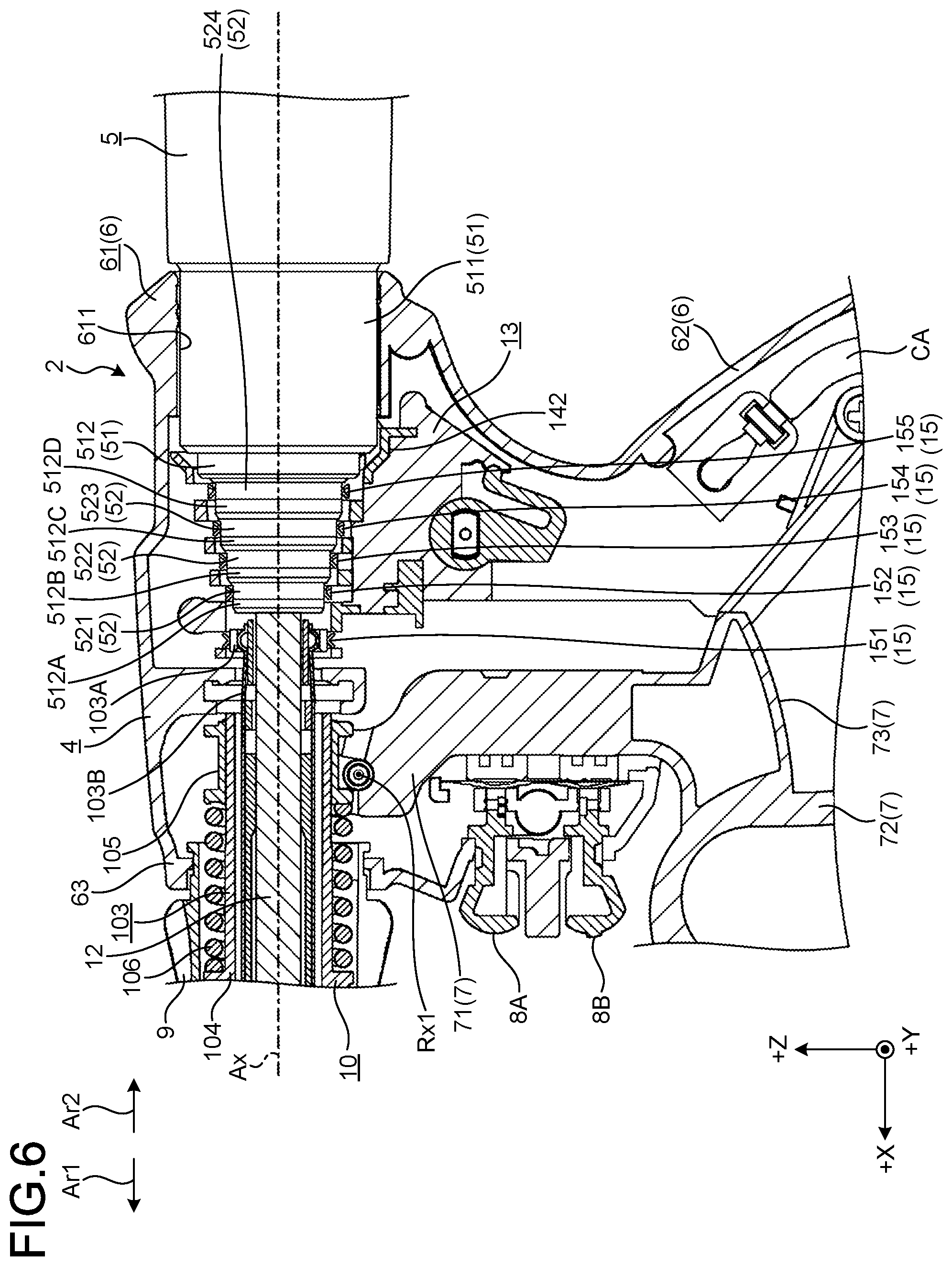 Patent US12599428 Figure 6 – Energy treatment tool and treatment system