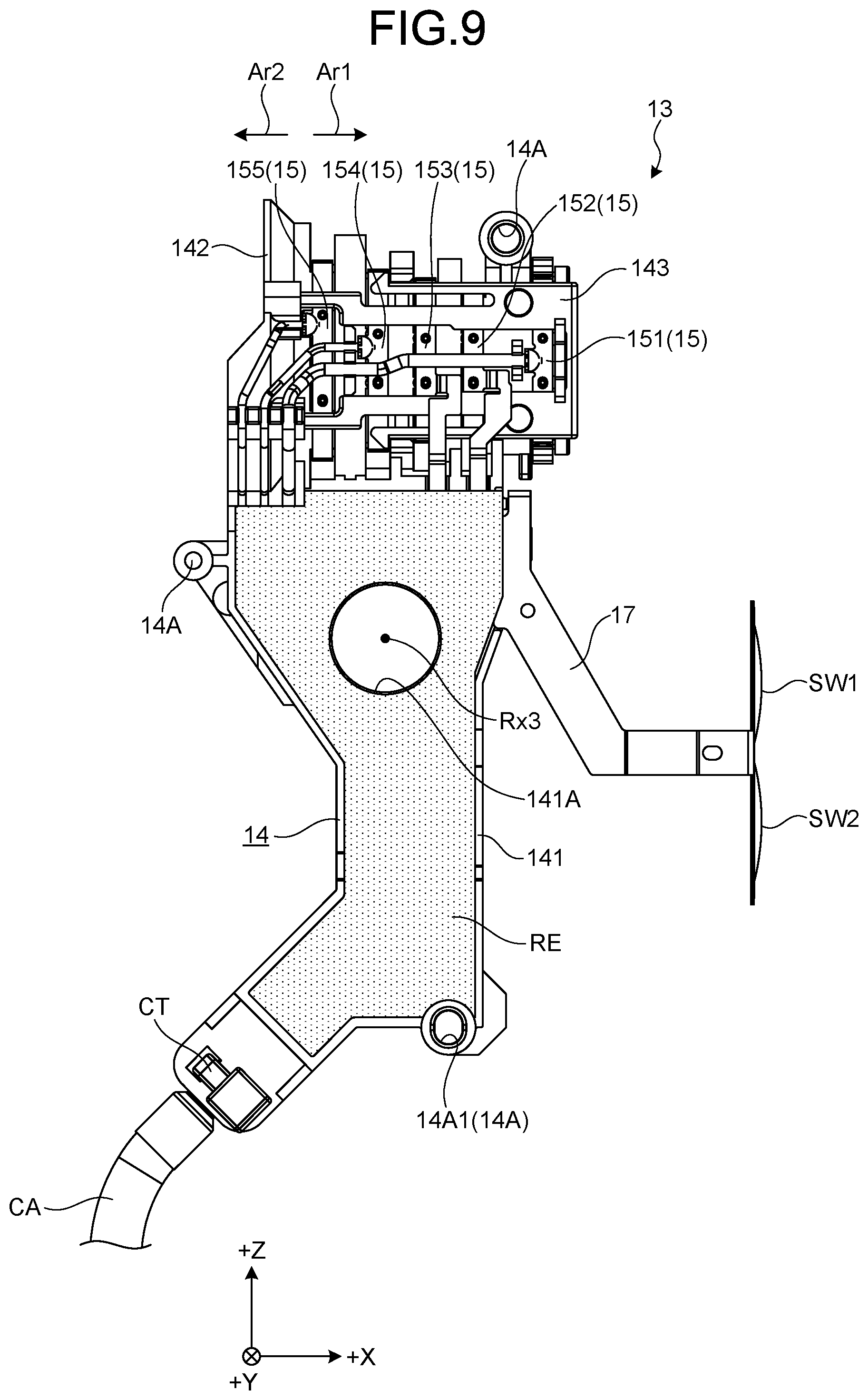 Patent US12599428 Figure 9 – Energy treatment tool and treatment system