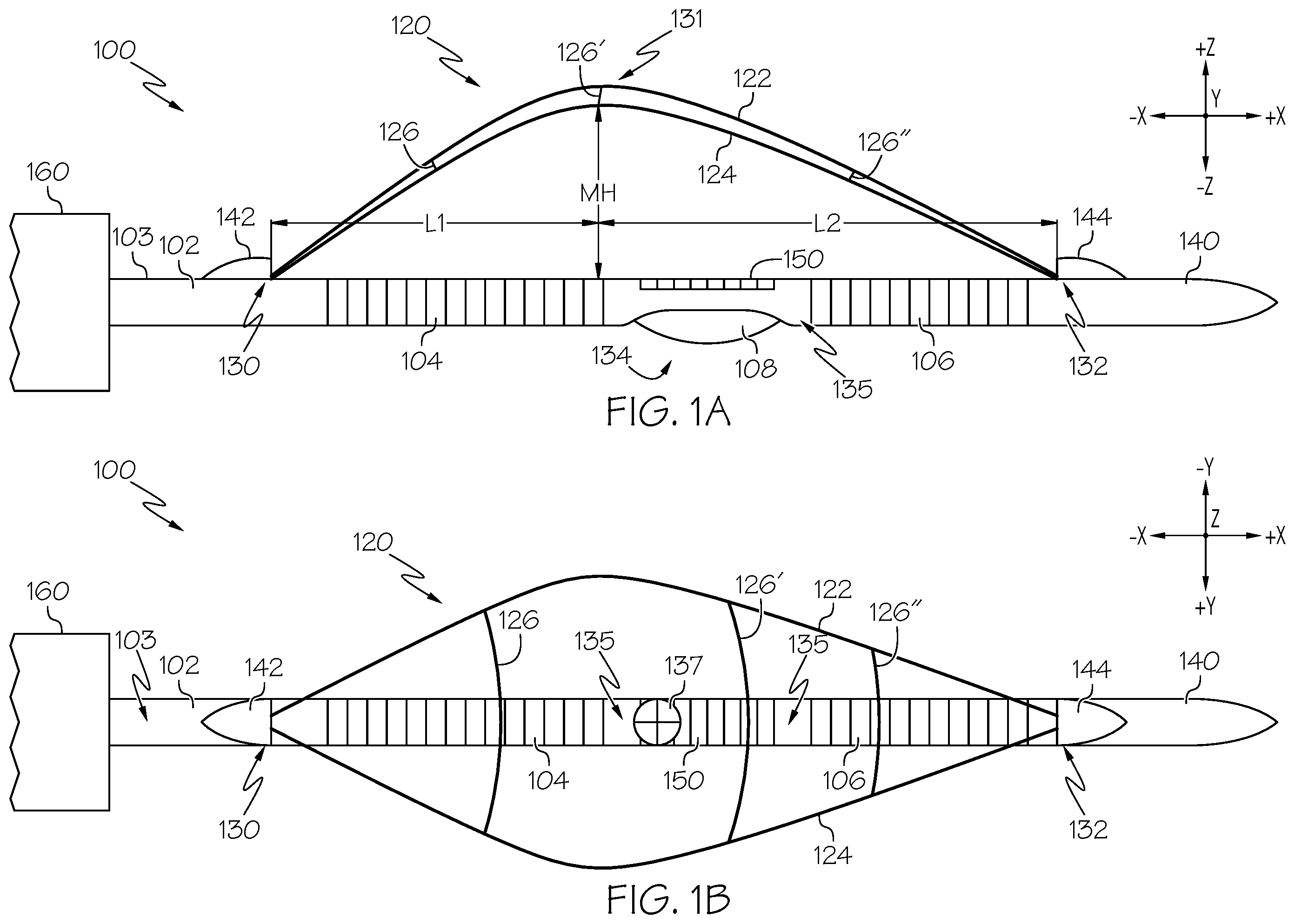 Patent US12599434 — Catheter systems with biasing rails and methods for forming fistulas — Figure 1