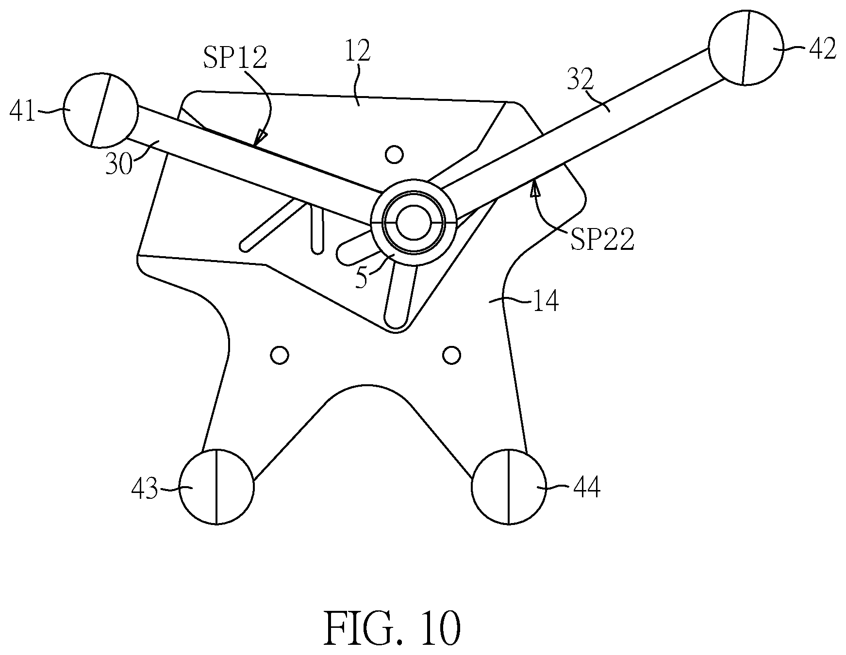 Patent US12599440 Figure 10 – Adjustable marker reference device