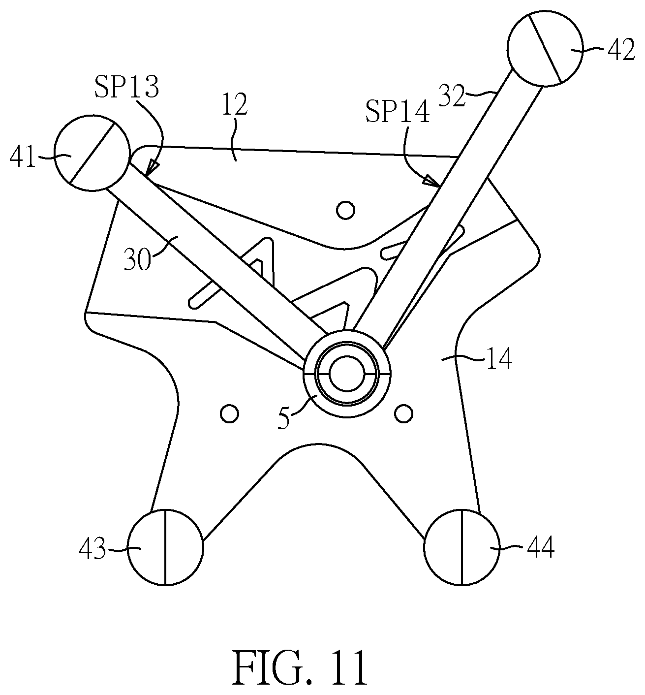Patent US12599440 Figure 11 – Adjustable marker reference device