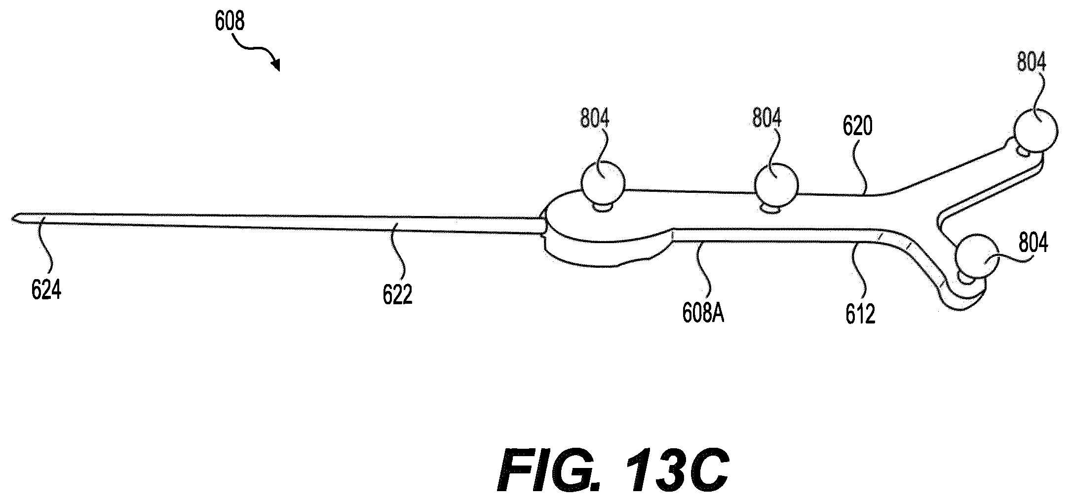 Patent US12599443 Figure 14 – Surgical robotic automation with tracking markers and controlled tool advancement