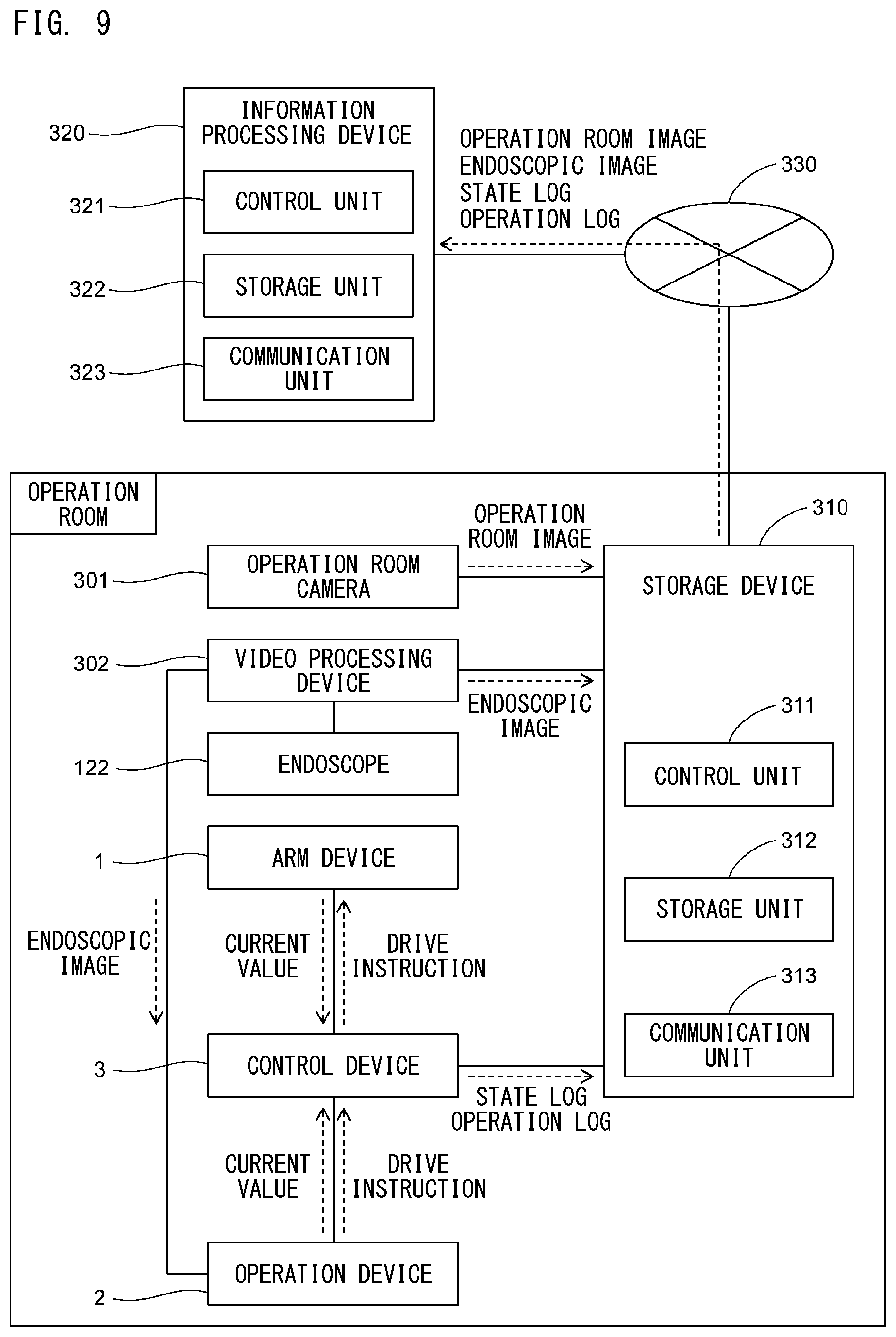 Patent US12599444 Figure 9 – Surgical image providing method using surgical robot, and information processing system